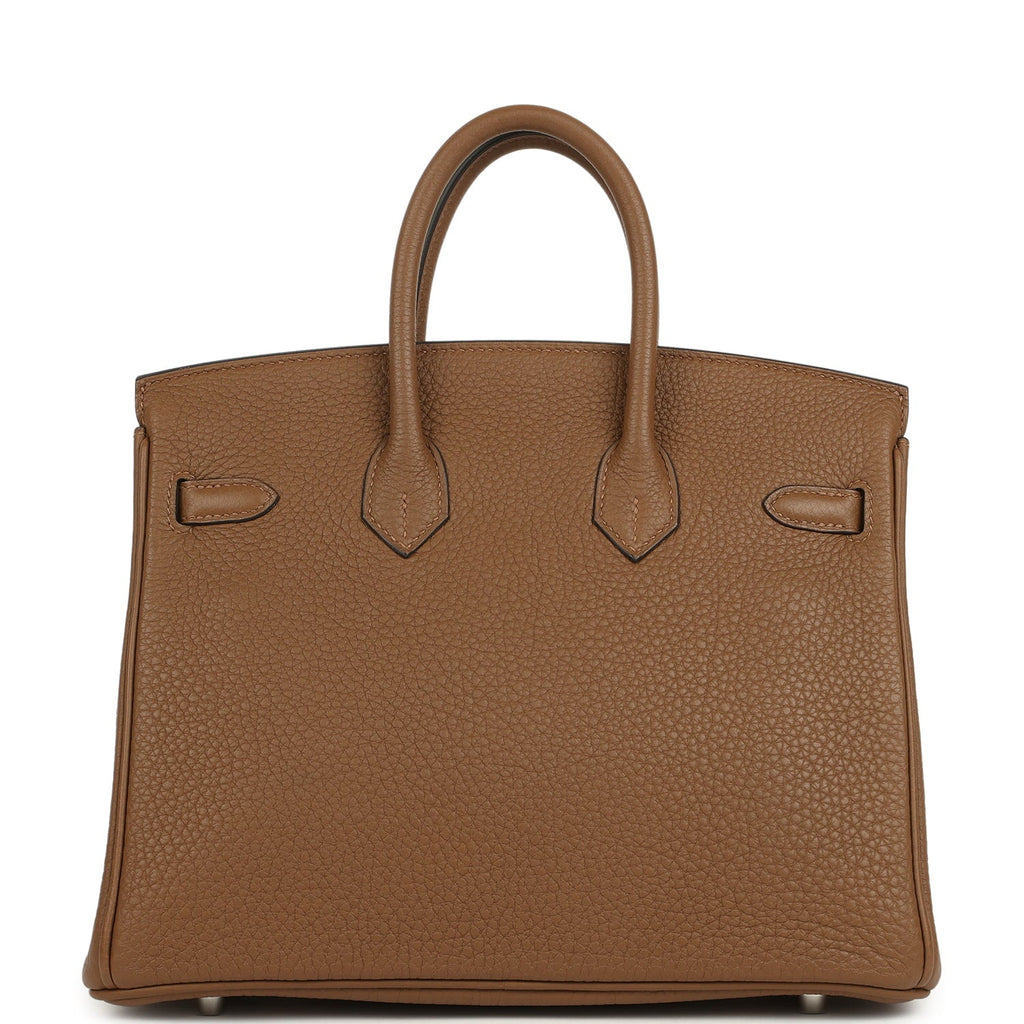 Hermes Birkin 25 Alezan Togo Palladium Hardware