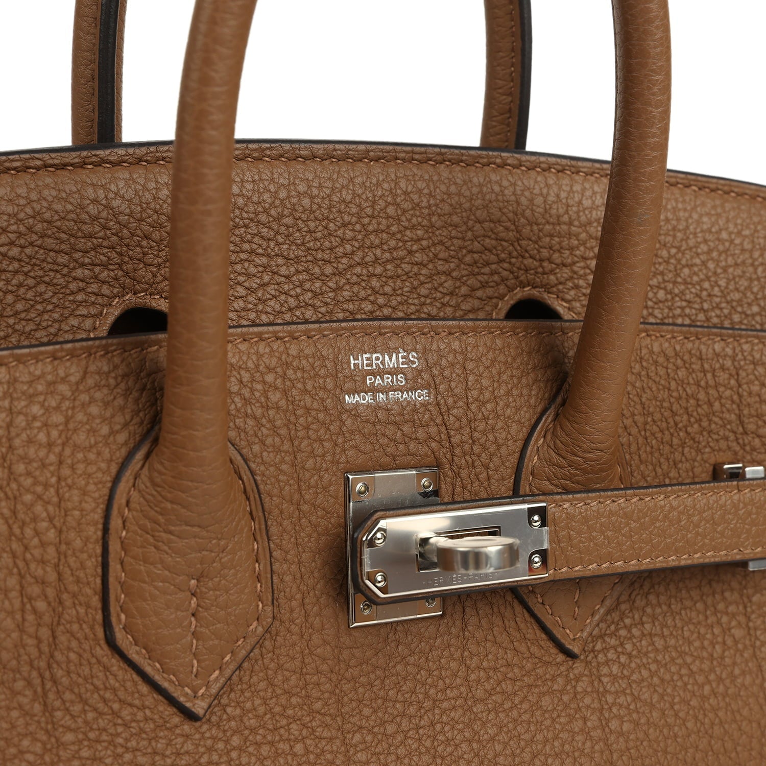 Hermes Birkin 25 Alezan Togo Palladium Hardware