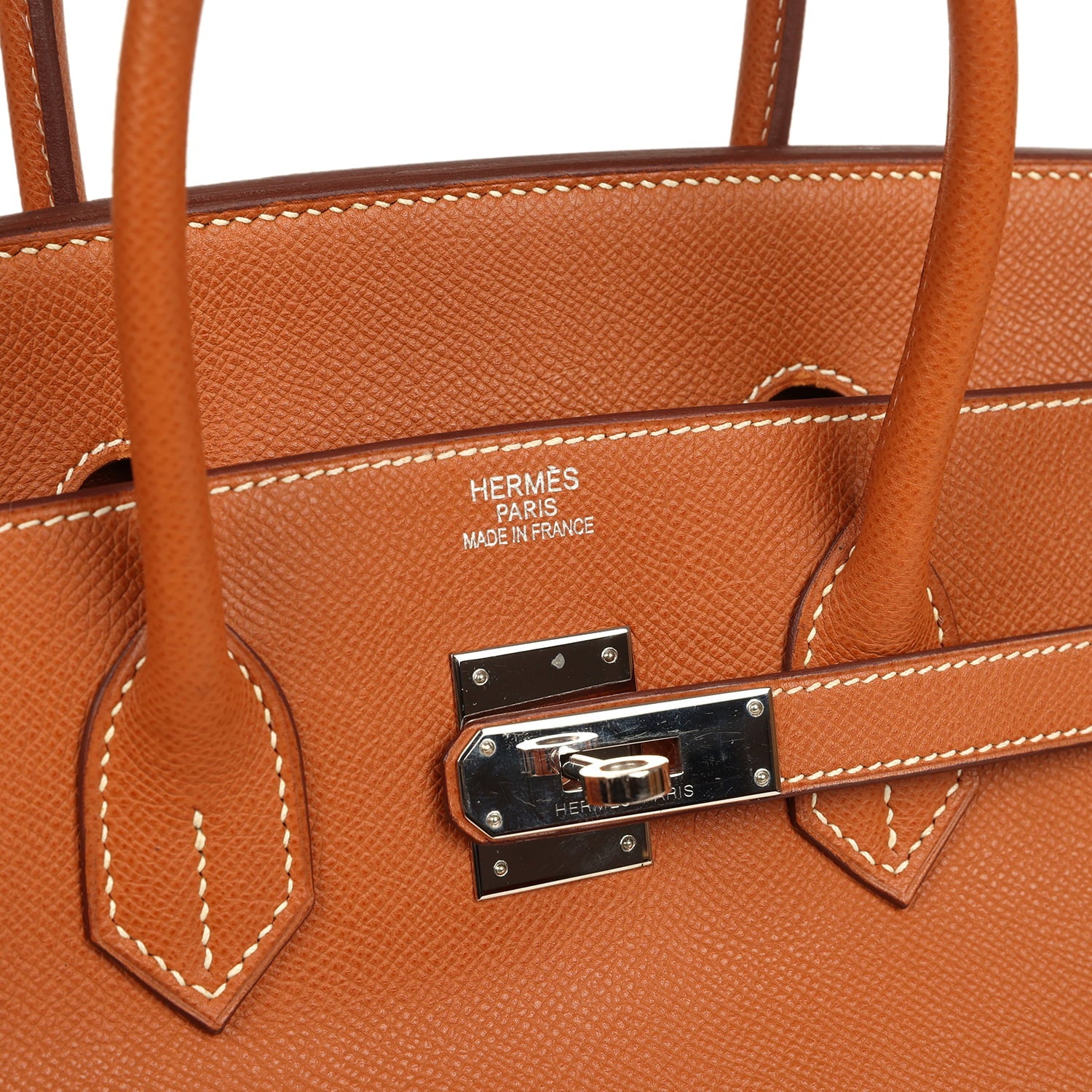 Vintage Hermes Birkin 35 Gold Epsom Palladium Hardware