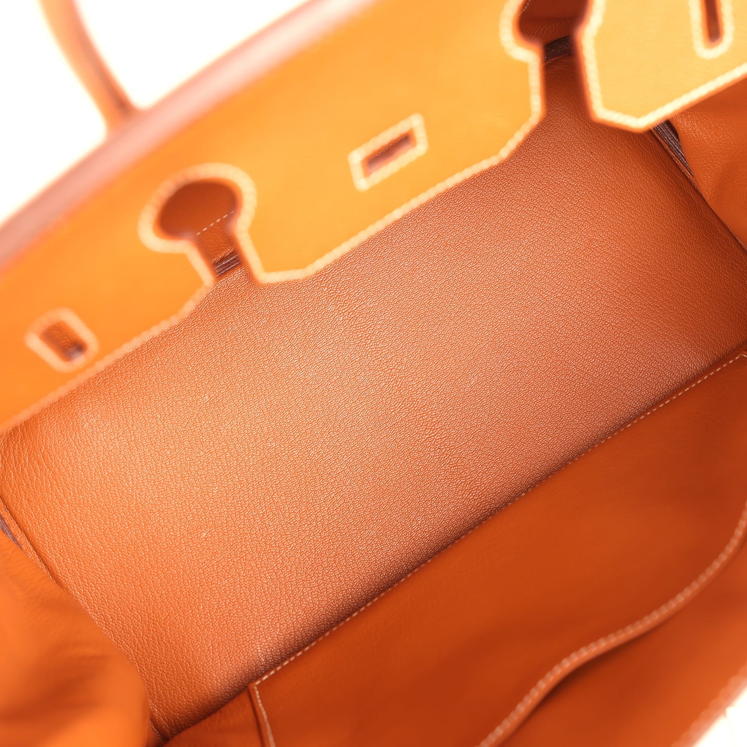 Vintage Hermes Birkin 35 Gold Epsom Palladium Hardware