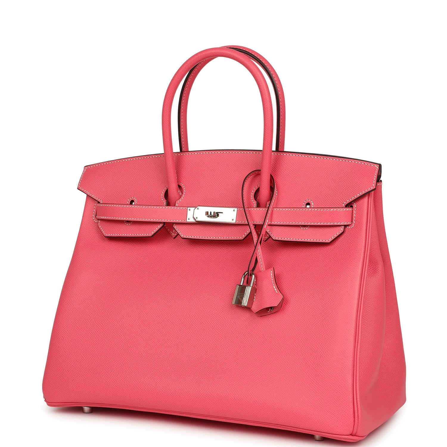 Hermes Special Order (HSS) Birkin 35 Rose Azalee Epsom Palladium Hardware