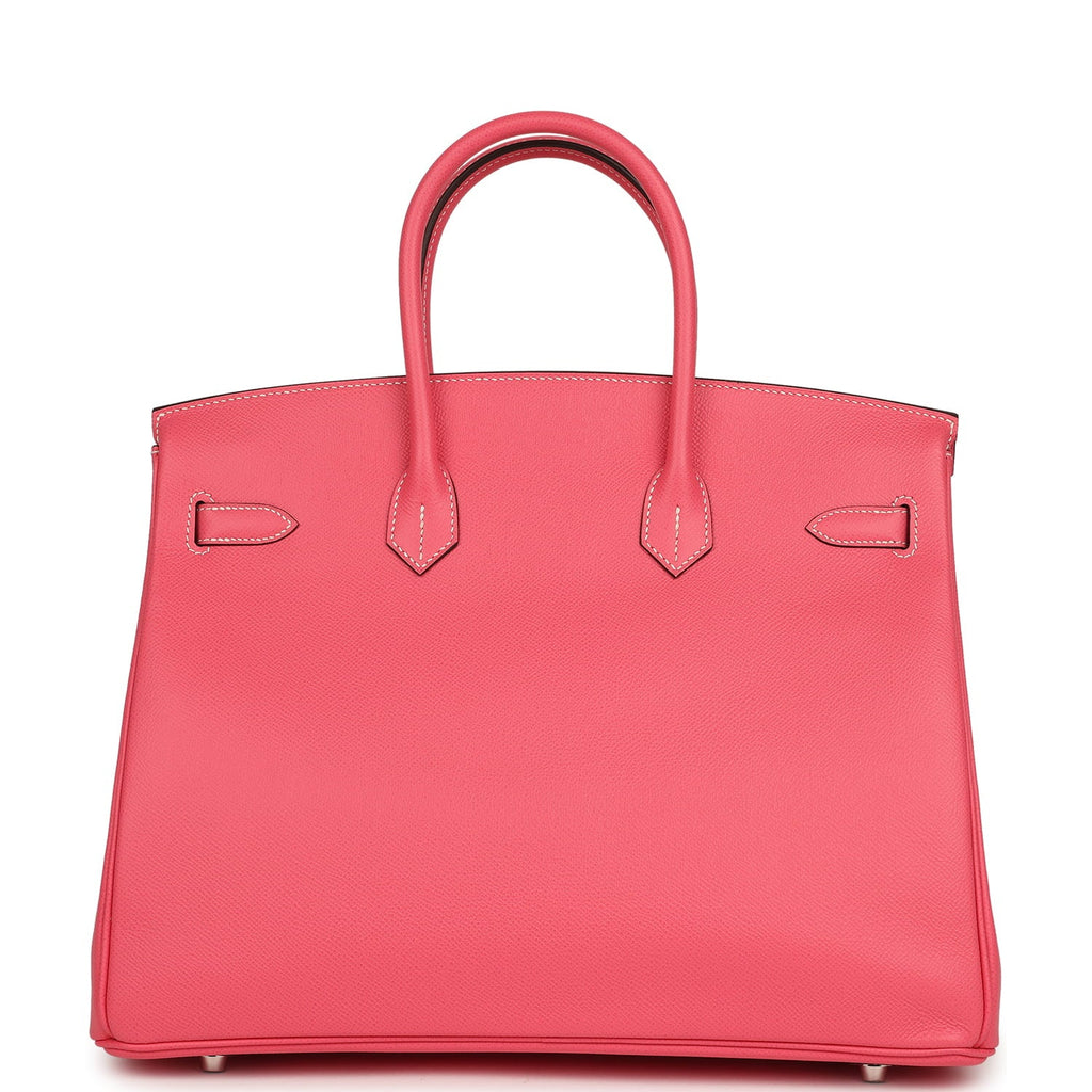 Hermes Special Order (HSS) Birkin 35 Rose Azalee Epsom Palladium Hardware