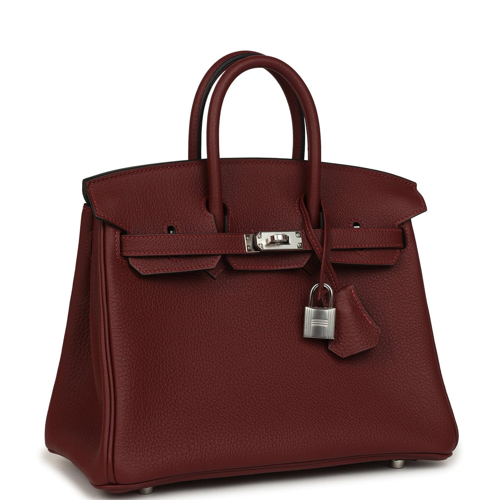 Hermes Birkin 25 Rouge H Togo Palladium Hardware