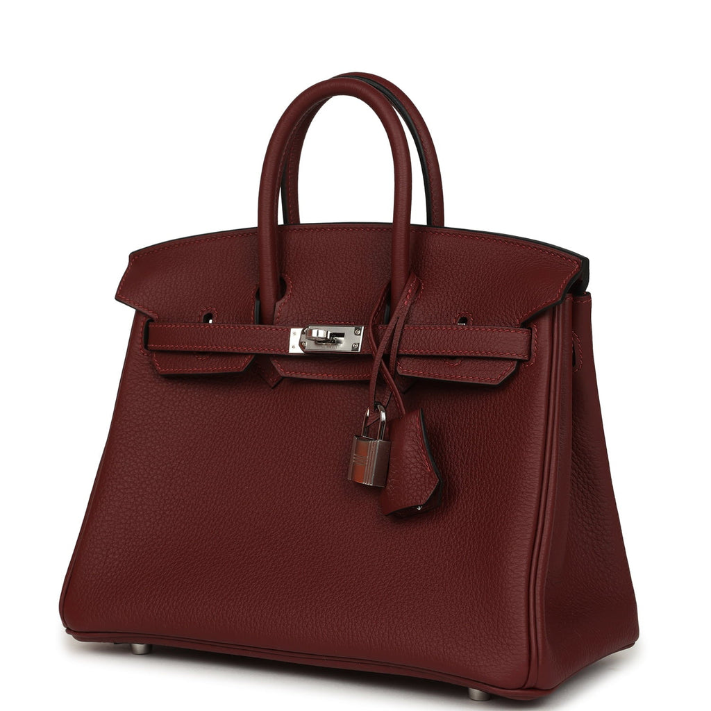 Hermes Birkin 25 Rouge H Togo Palladium Hardware