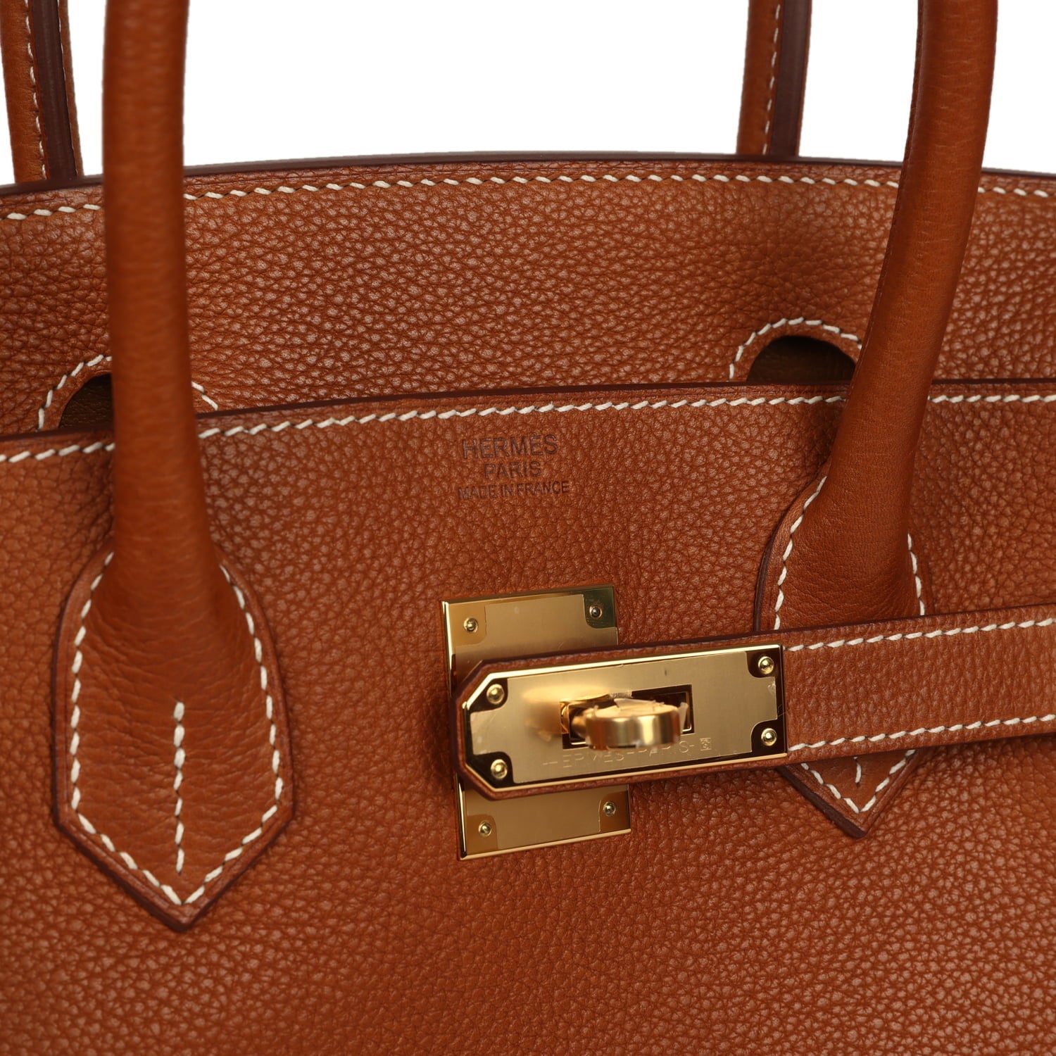 Hermes Birkin 30 Fauve Barenia Faubourg Gold Hardware