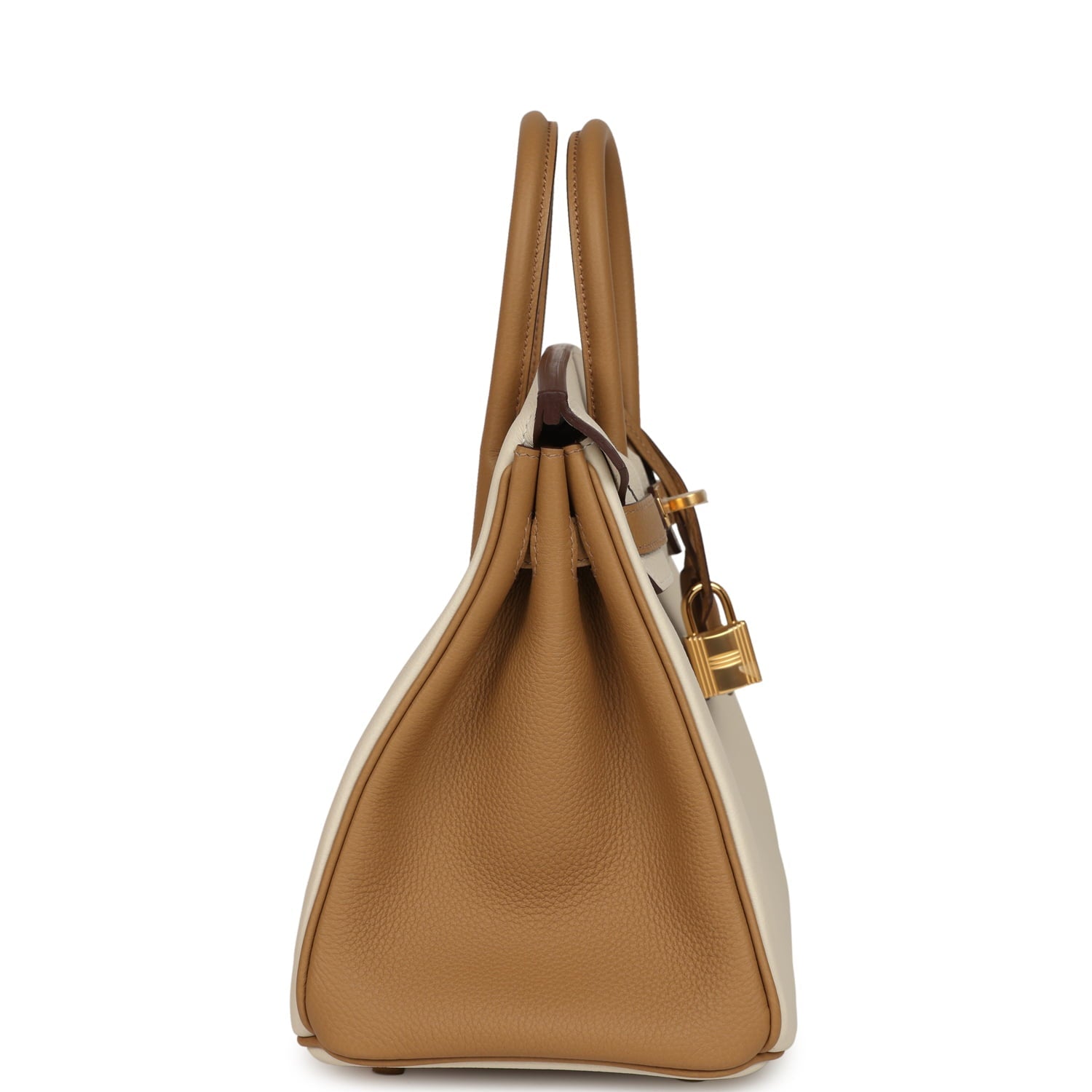 Hermes Special Order (HSS) Birkin 25 Craie and Biscuit Togo Gold Hardware