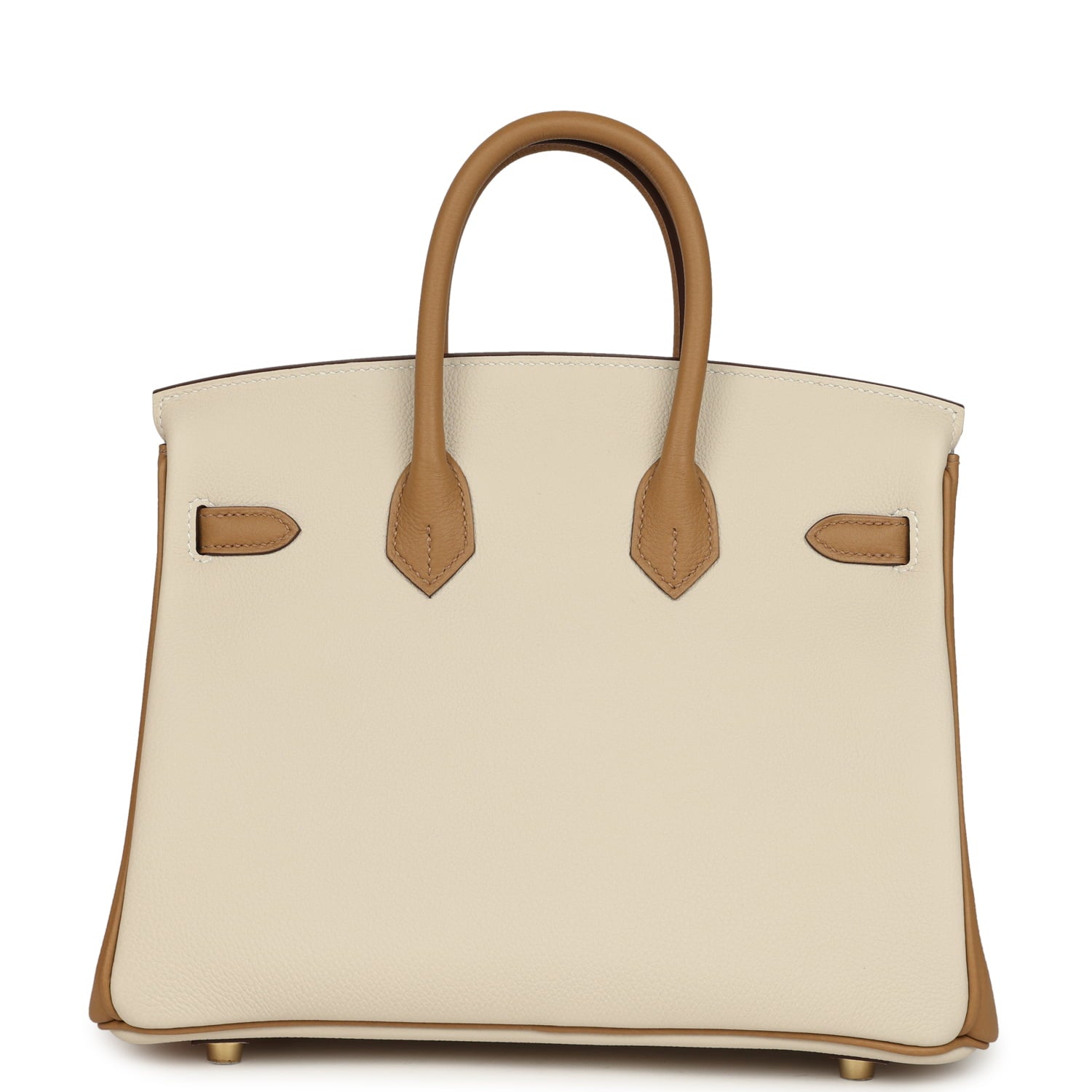 Hermes Special Order (HSS) Birkin 25 Craie and Biscuit Togo Gold Hardware