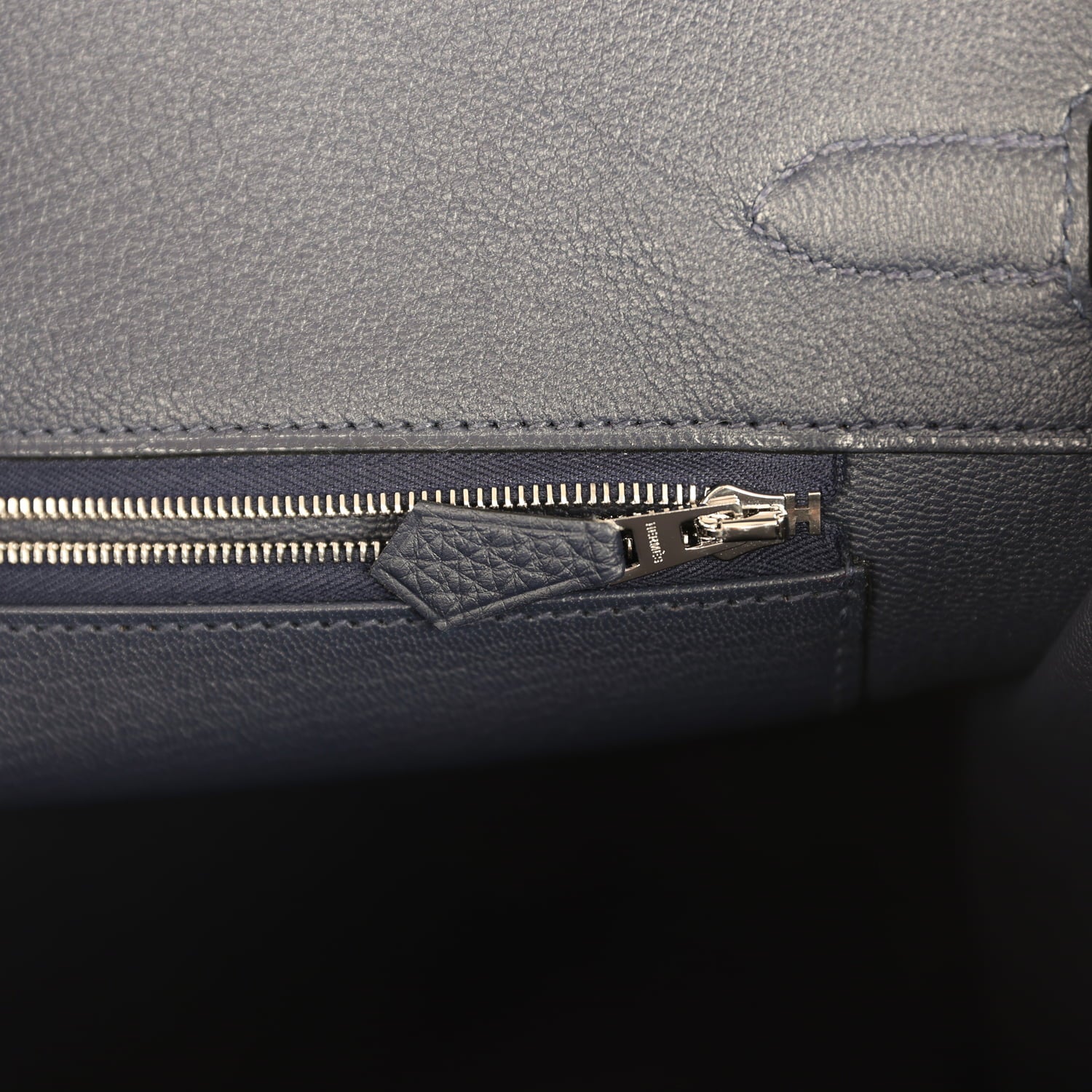 Hermes Birkin 35 Bleu Nuit Togo Palladium Hardware