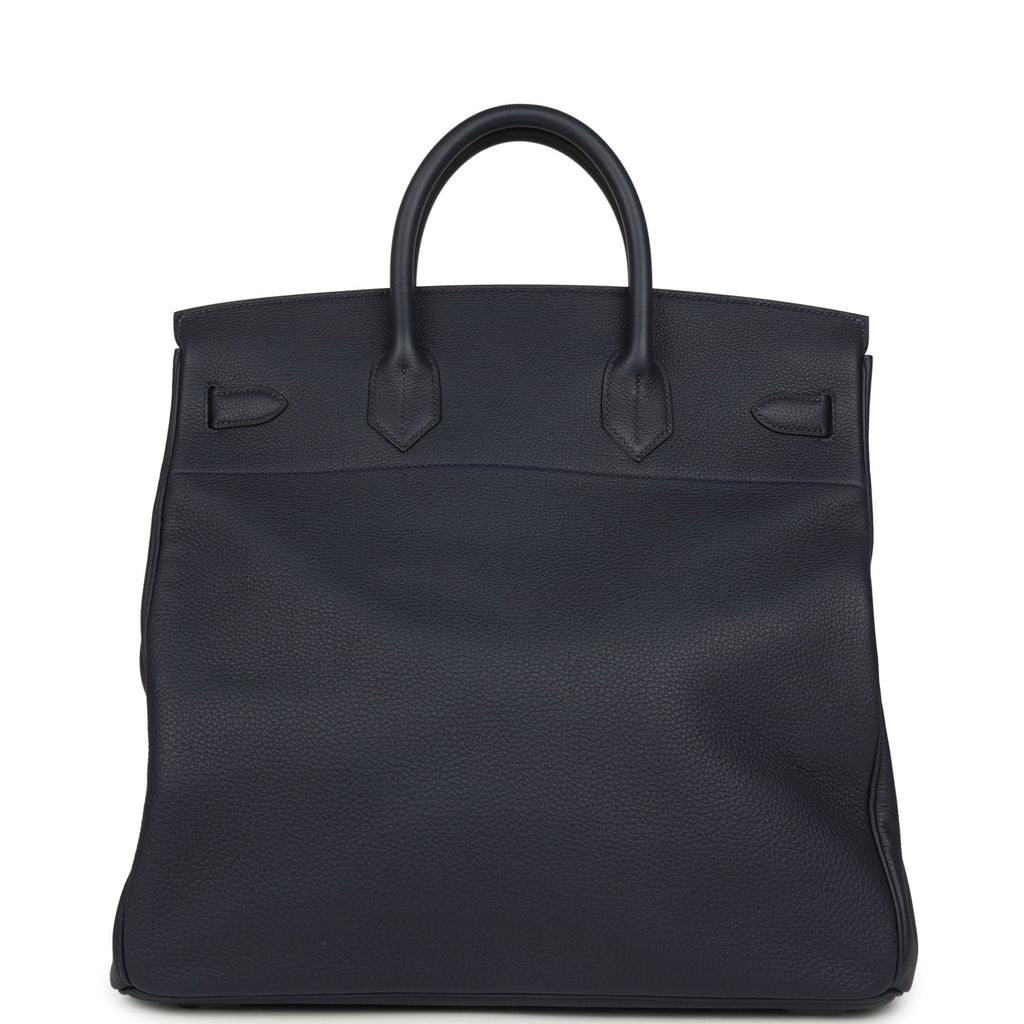 Hermes HAC Birkin 40 Bleu Nuit Togo Palladium Hardware