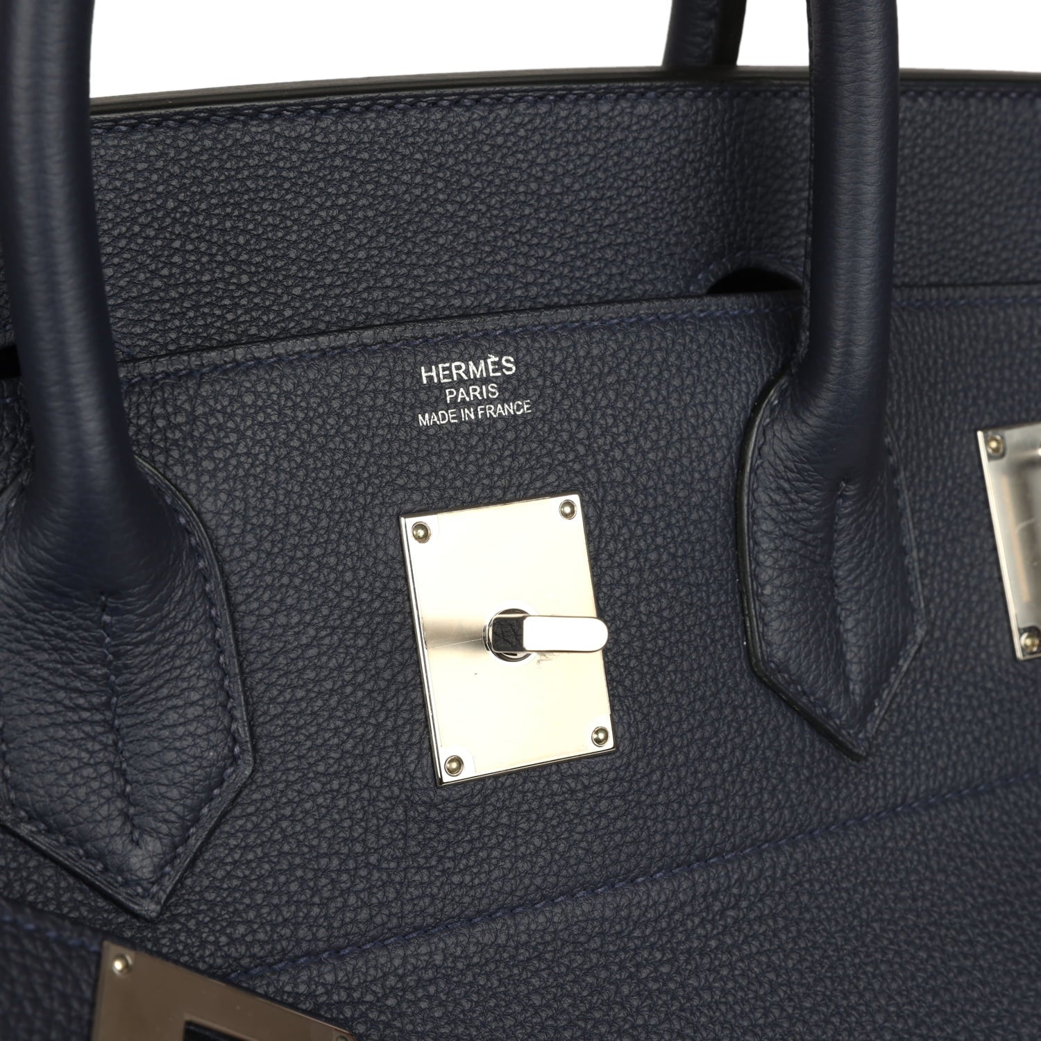 Hermes HAC Birkin 40 Bleu Nuit Togo Palladium Hardware
