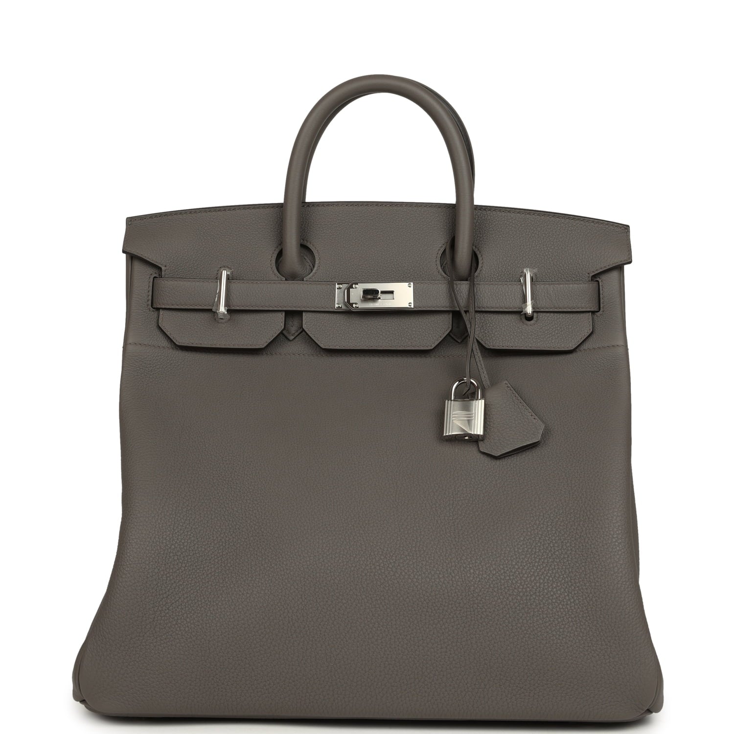 Hermes HAC Birkin 40 Etain Togo Palladium Hardware