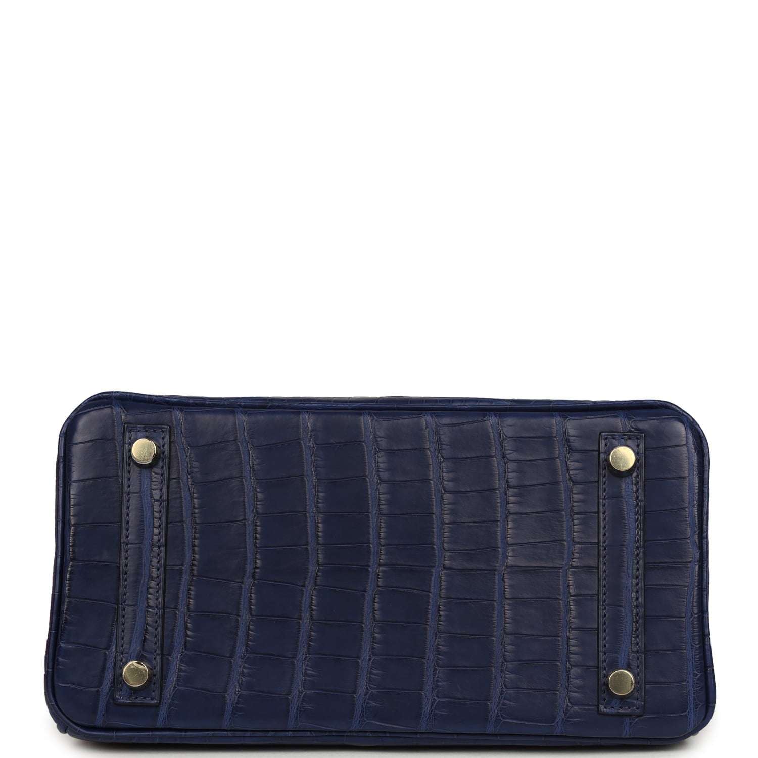 Hermes Birkin 25 Bleu Saphir Matte Alligator Gold Hardware