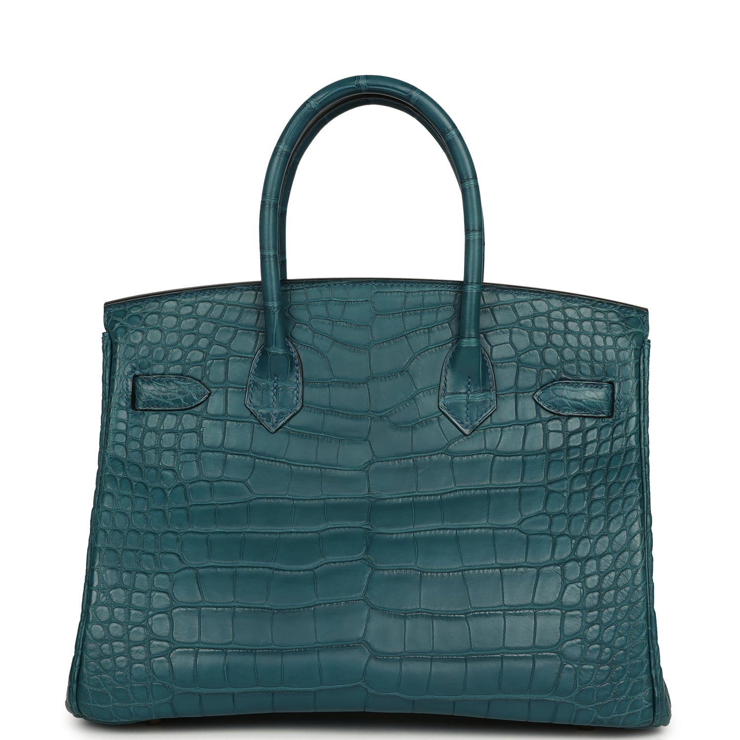 Pre-owned Hermes Birkin 30 Colvert Matte Alligator Gold Hardware