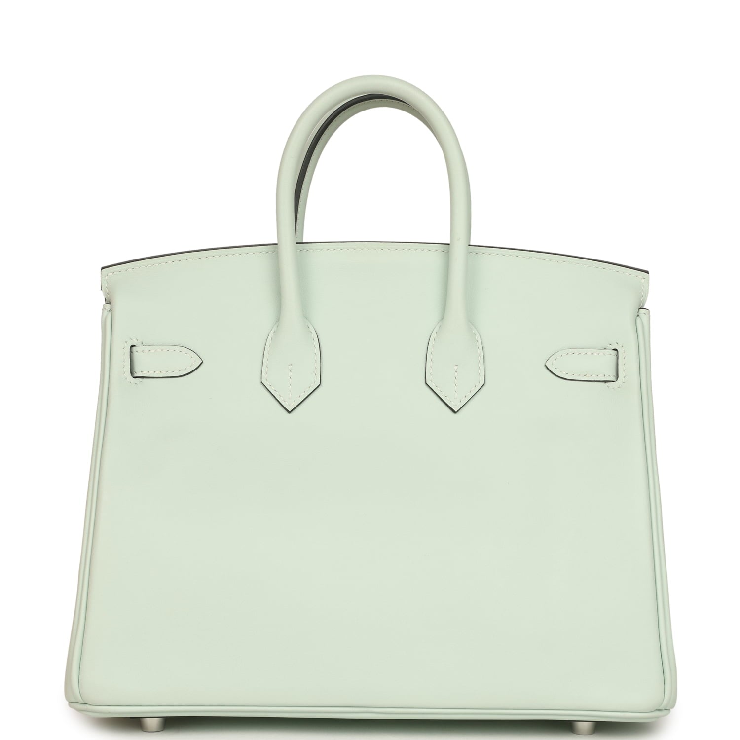 Pre-owned Hermes Birkin 25 Vert PepperNew Swift Palladium Hardware