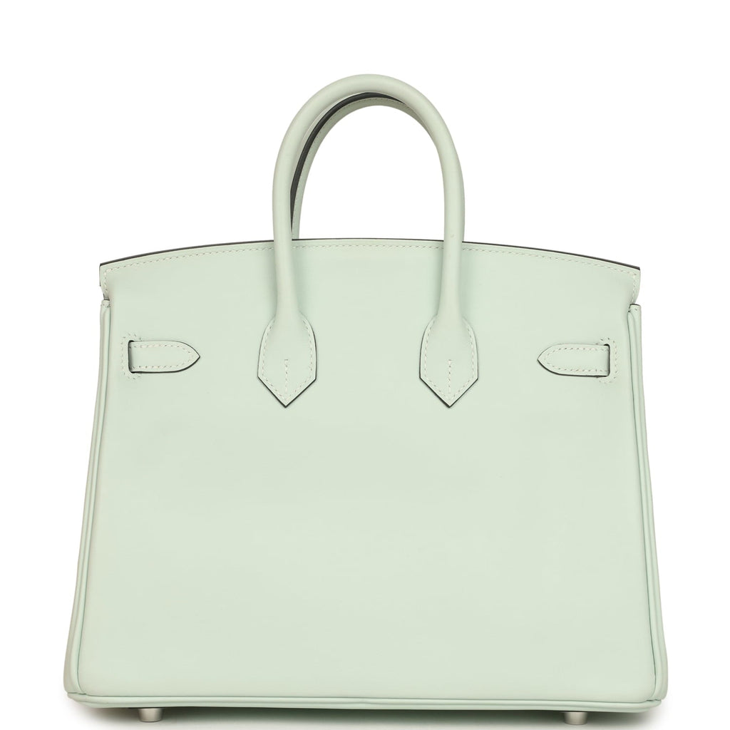 New Hermes Birkin 25 Vert PepperNew Swift Palladium Hardware