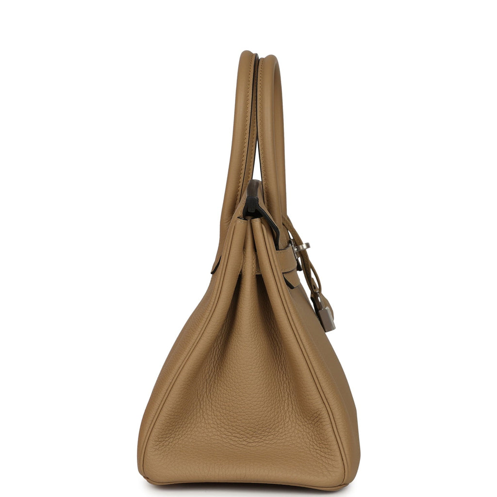 Hermes Birkin 30 Poussiere Togo Palladium Hardware