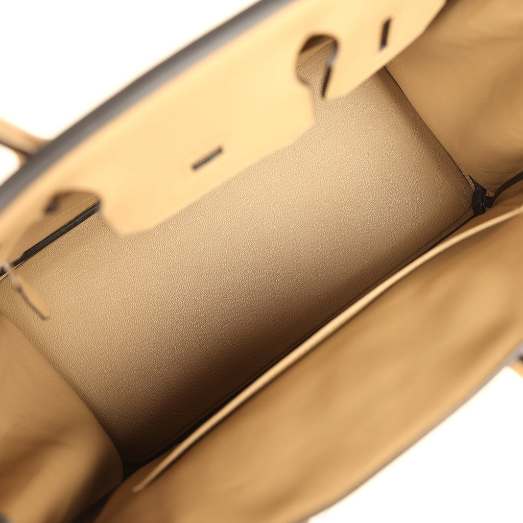 Hermes Birkin 30 Poussiere Togo Palladium Hardware