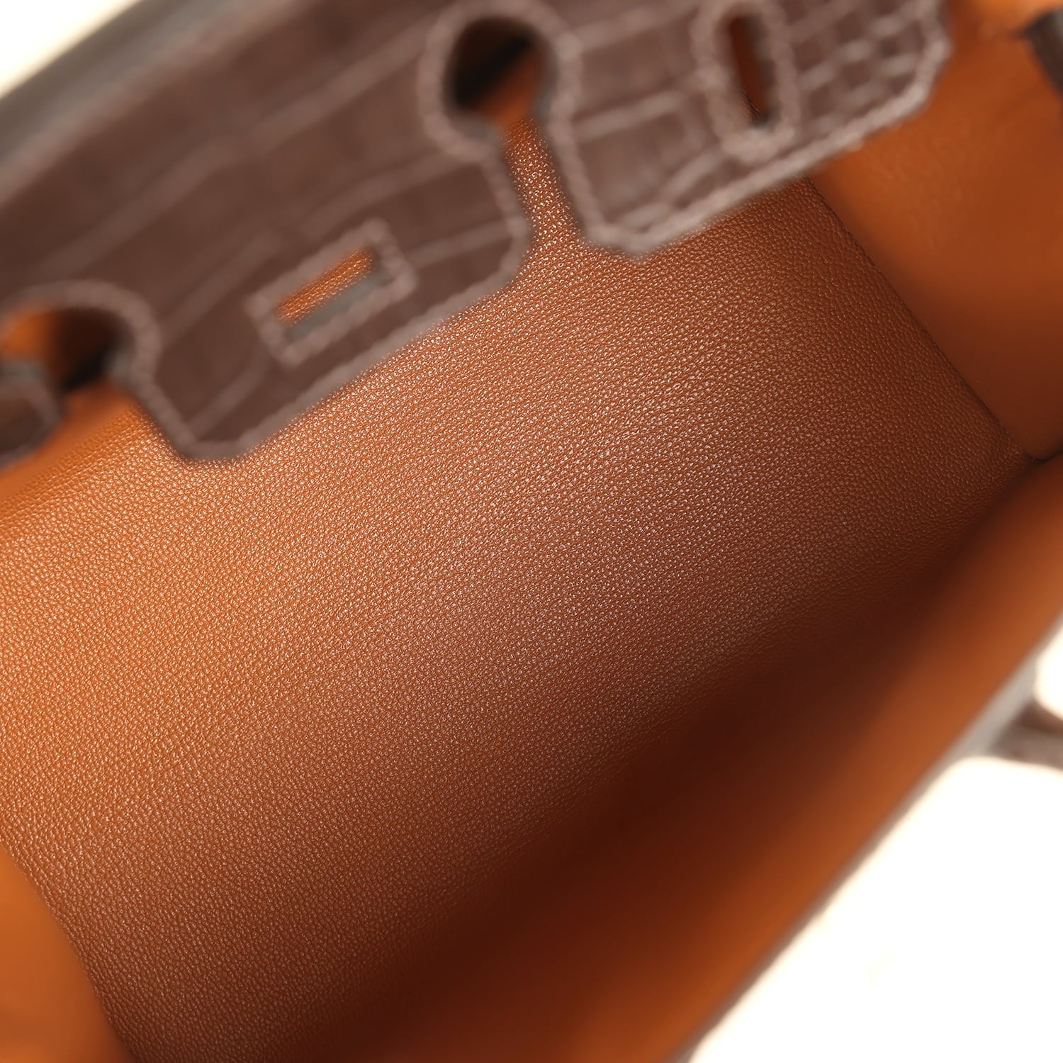 Hermes "Day" Faubourg Birkin Sellier 20 Ebene Matte Alligator Palladium Hardware