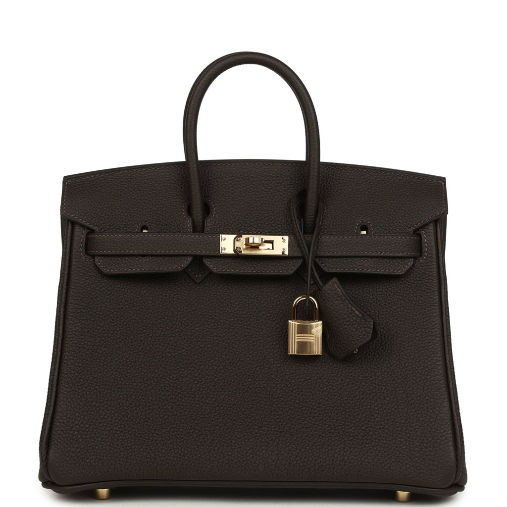 Hermes Birkin 25 Bai-Brun Togo Permabrass Hardware