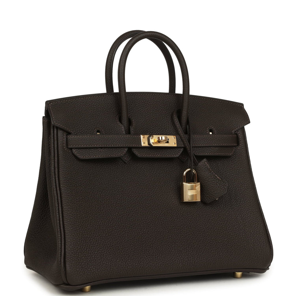 Hermes Birkin 25 Bai-Brun Togo Permabrass Hardware