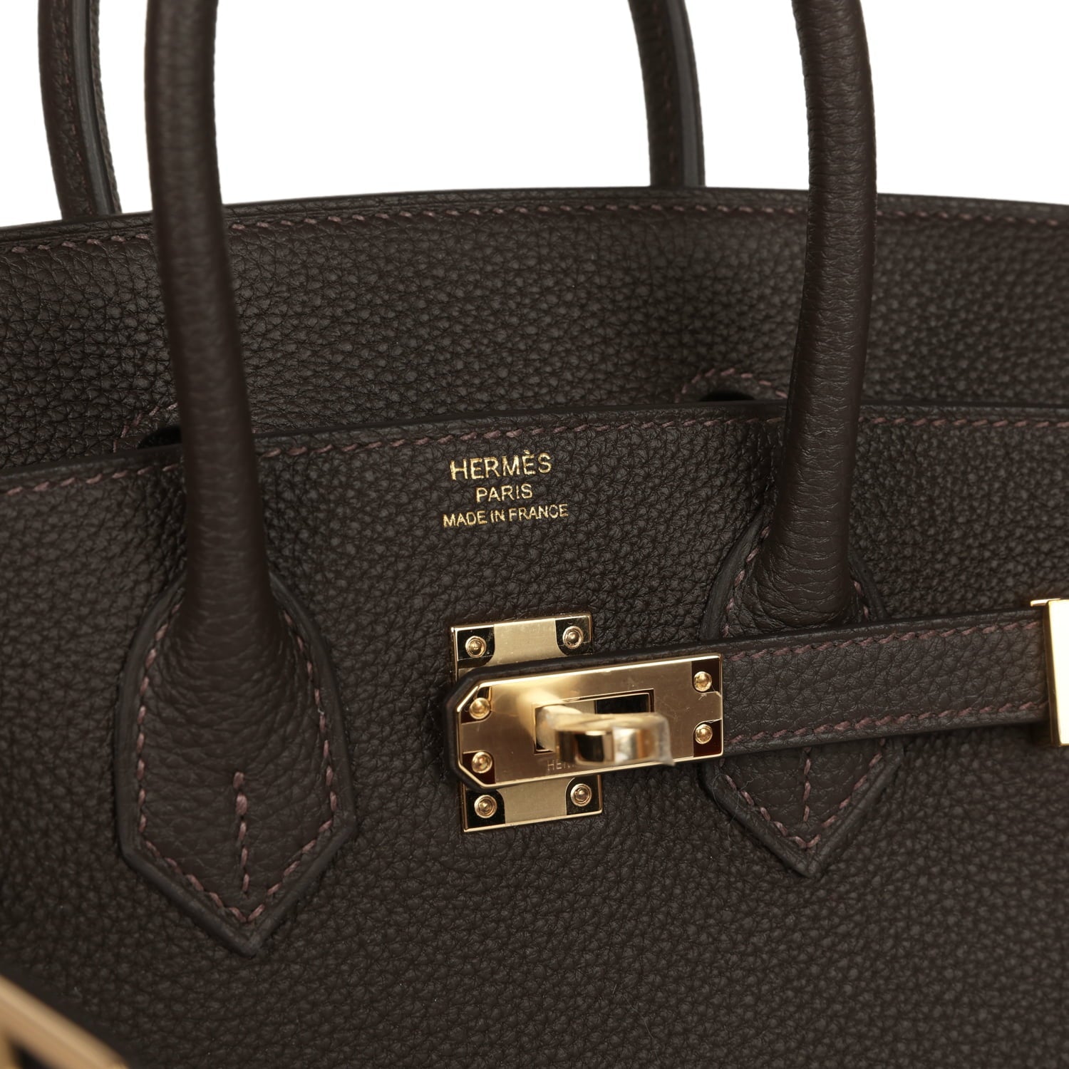 Hermes Birkin 25 Bai-Brun Togo Permabrass Hardware