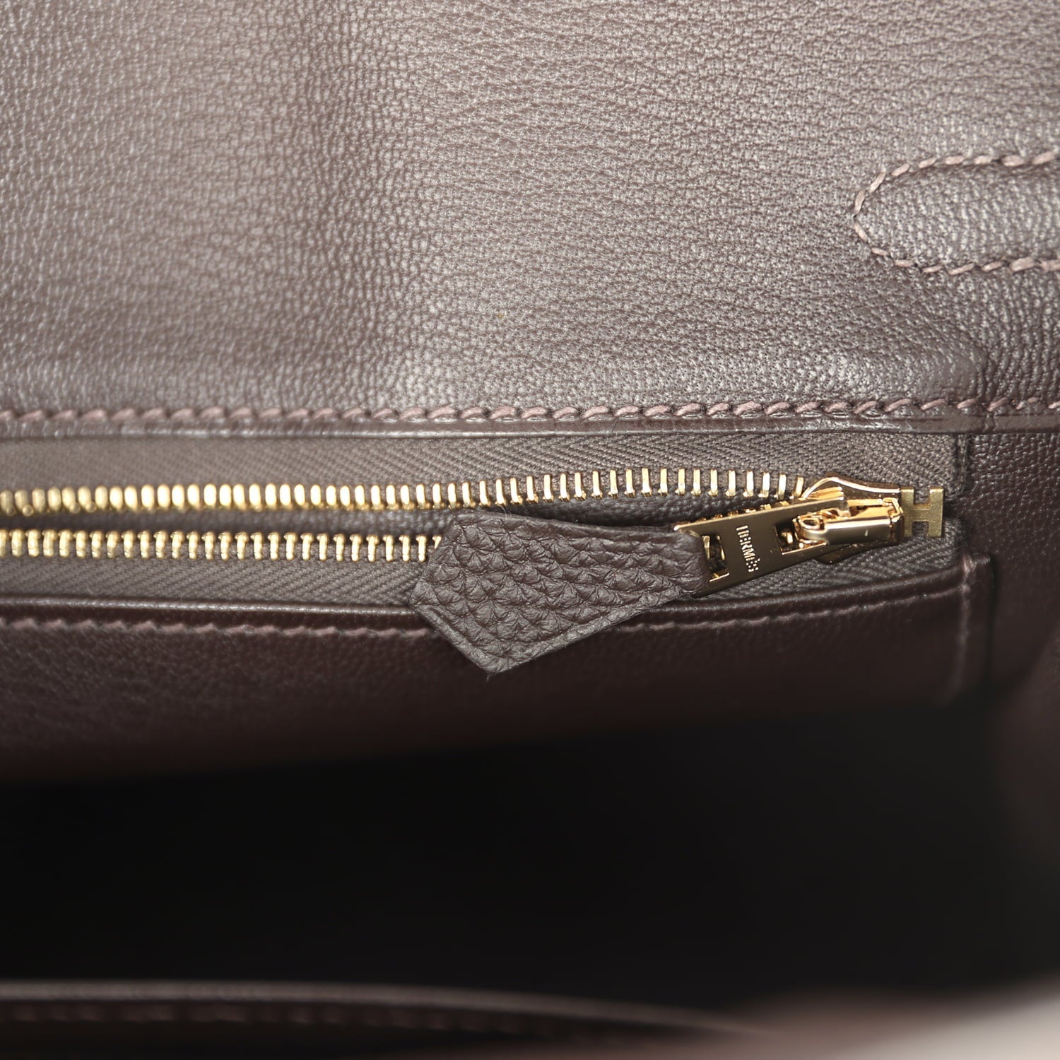 Hermes Birkin 25 Bai-Brun Togo Permabrass Hardware