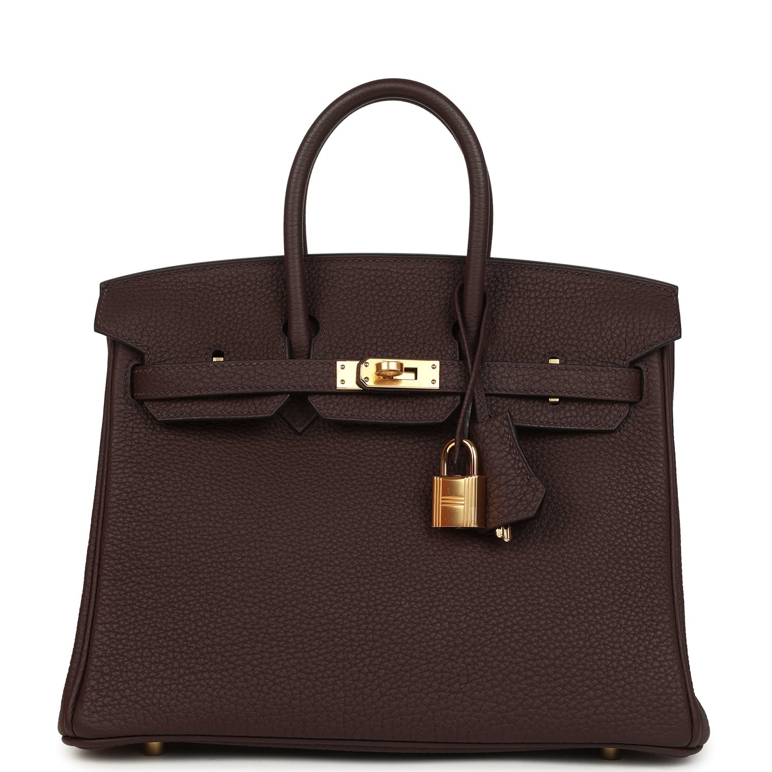 Hermes Birkin 25 Rouge Sellier Togo Gold Hardware