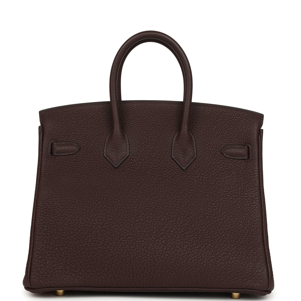 Hermes Birkin 25 Rouge Sellier Togo Gold Hardware