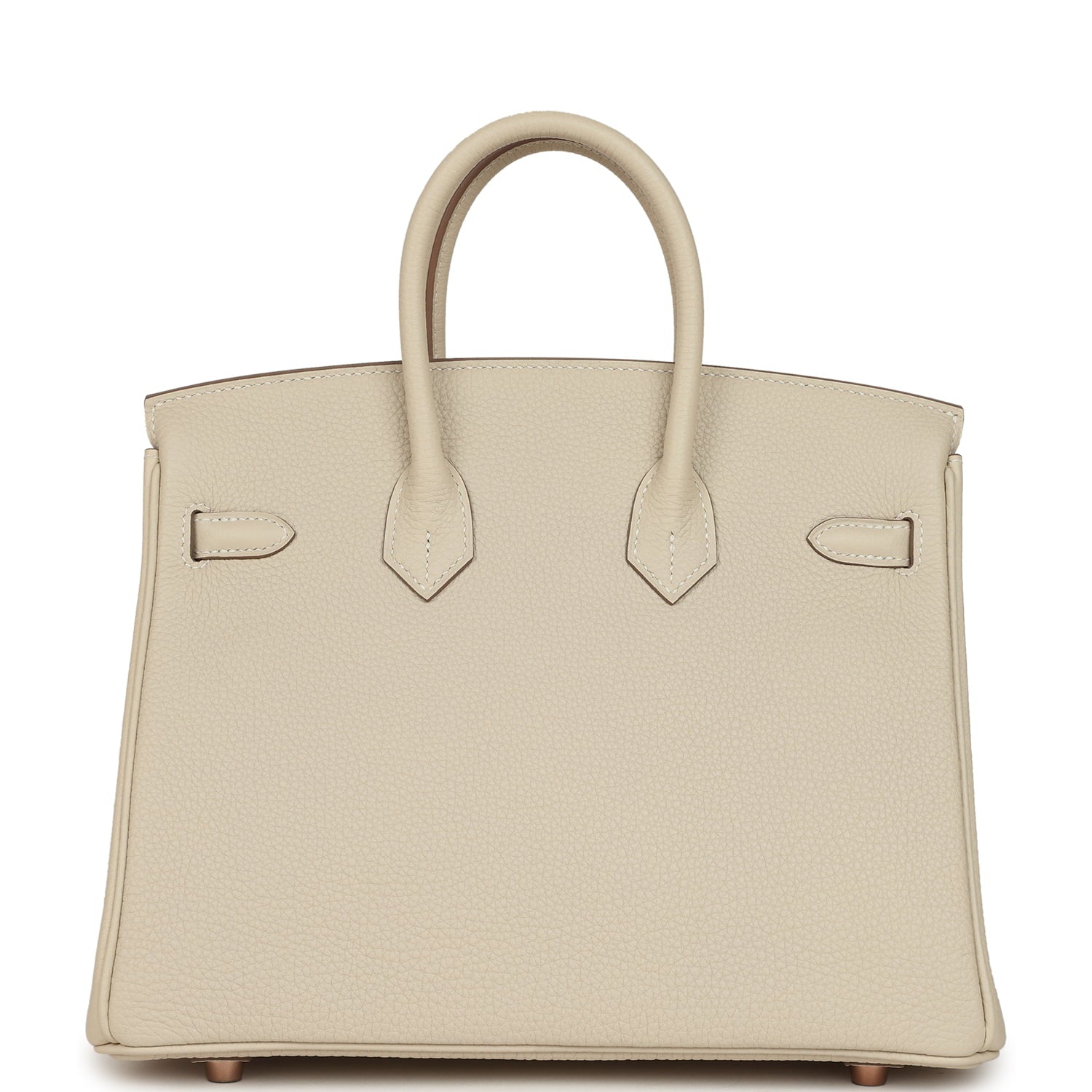 Hermes Birkin 25 Craie Togo Rose Gold Hardware