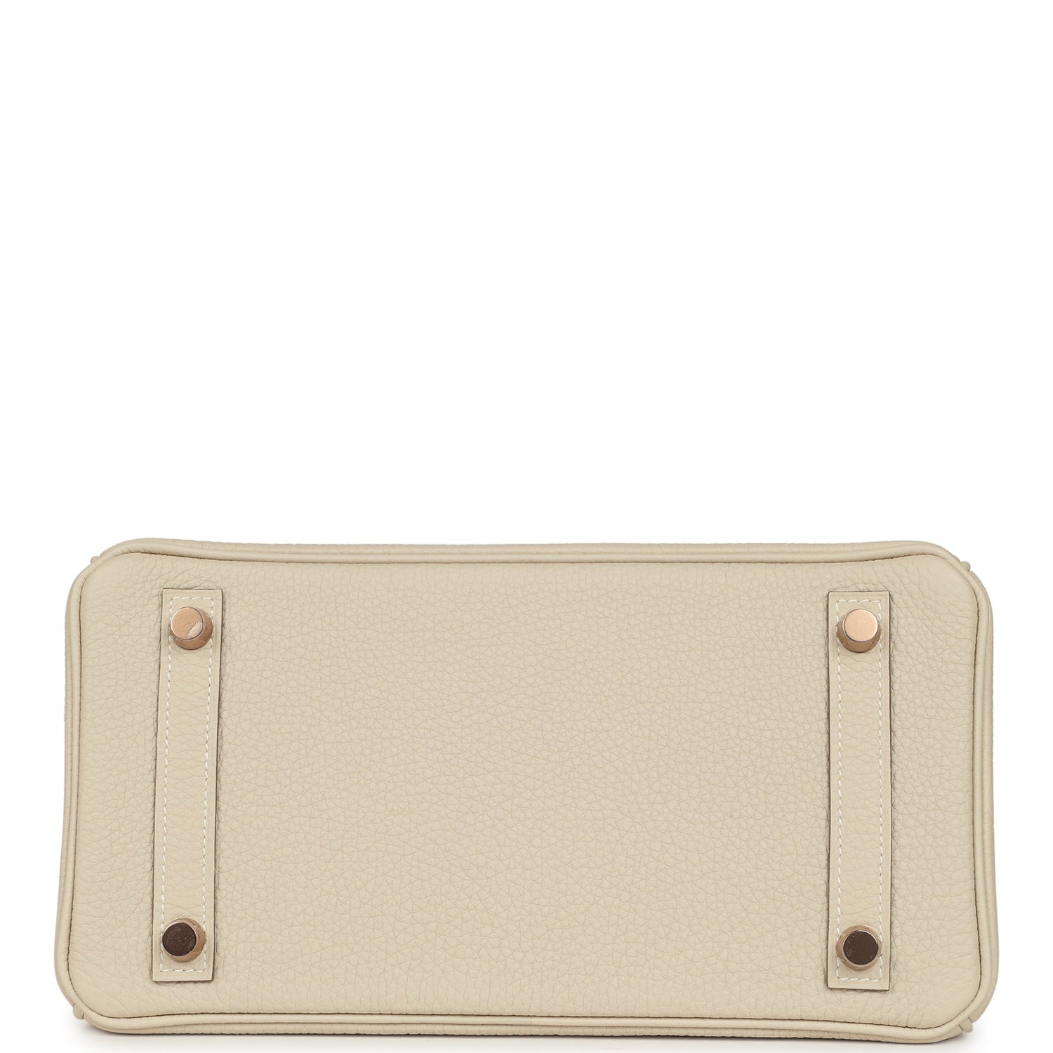 Hermes Birkin 25 Craie Togo Rose Gold Hardware