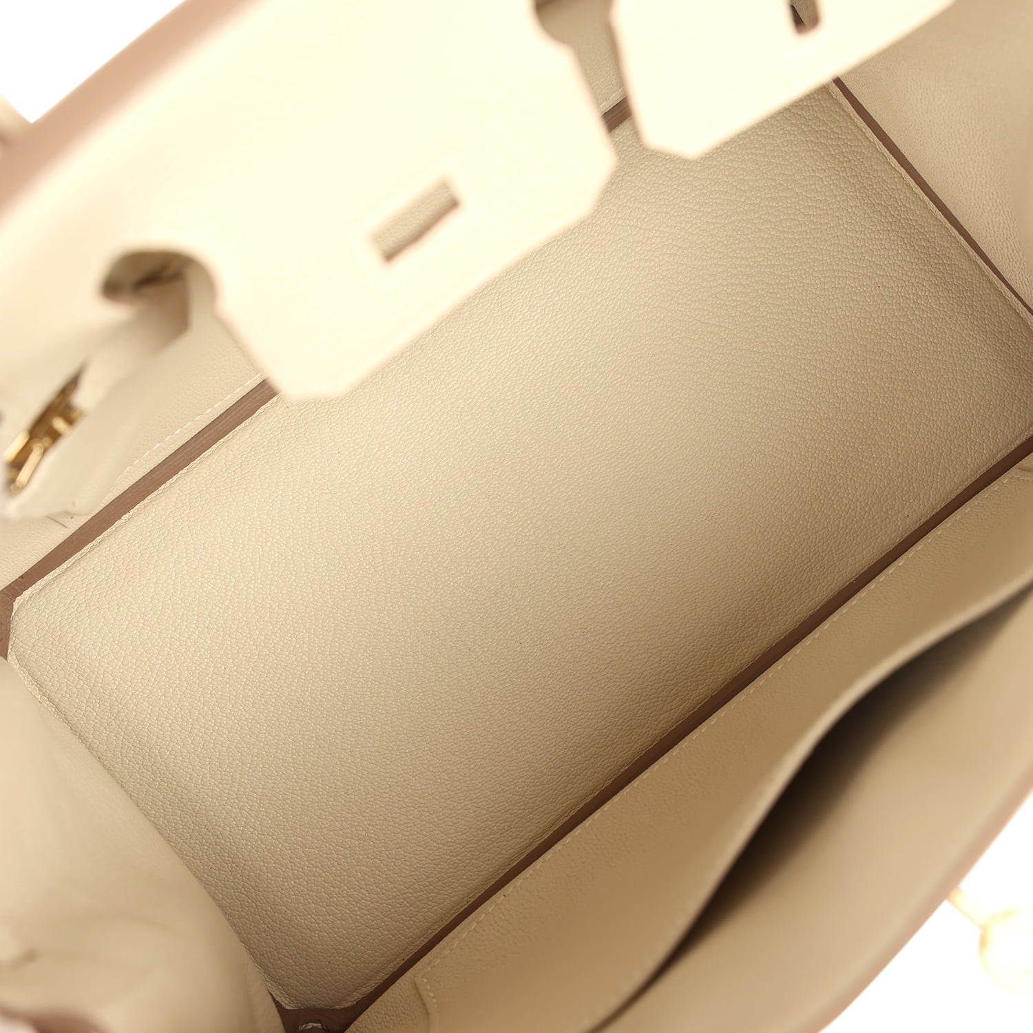 Hermes Birkin 25 Craie Togo Rose Gold Hardware