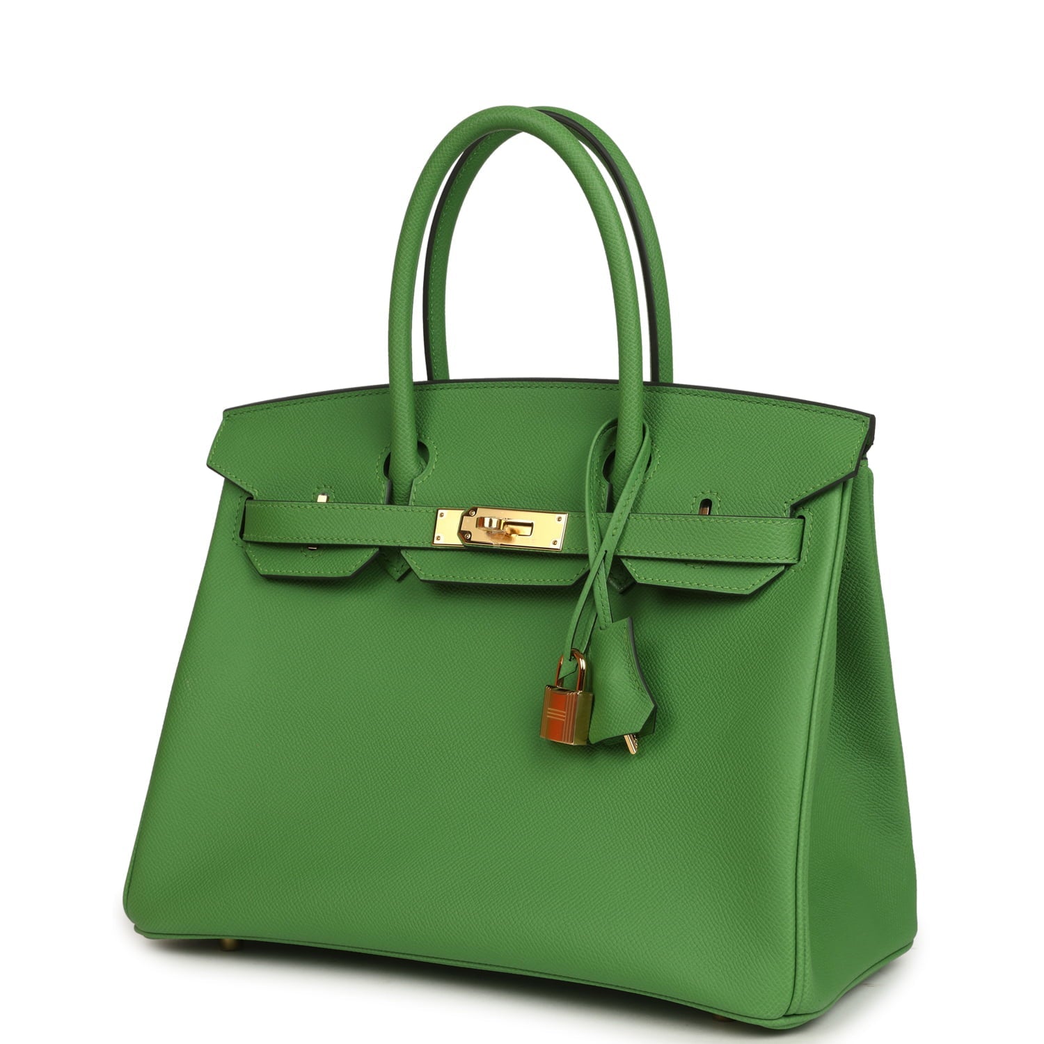 Hermes Birkin 30 Vert Yucca Epsom Gold Hardware
