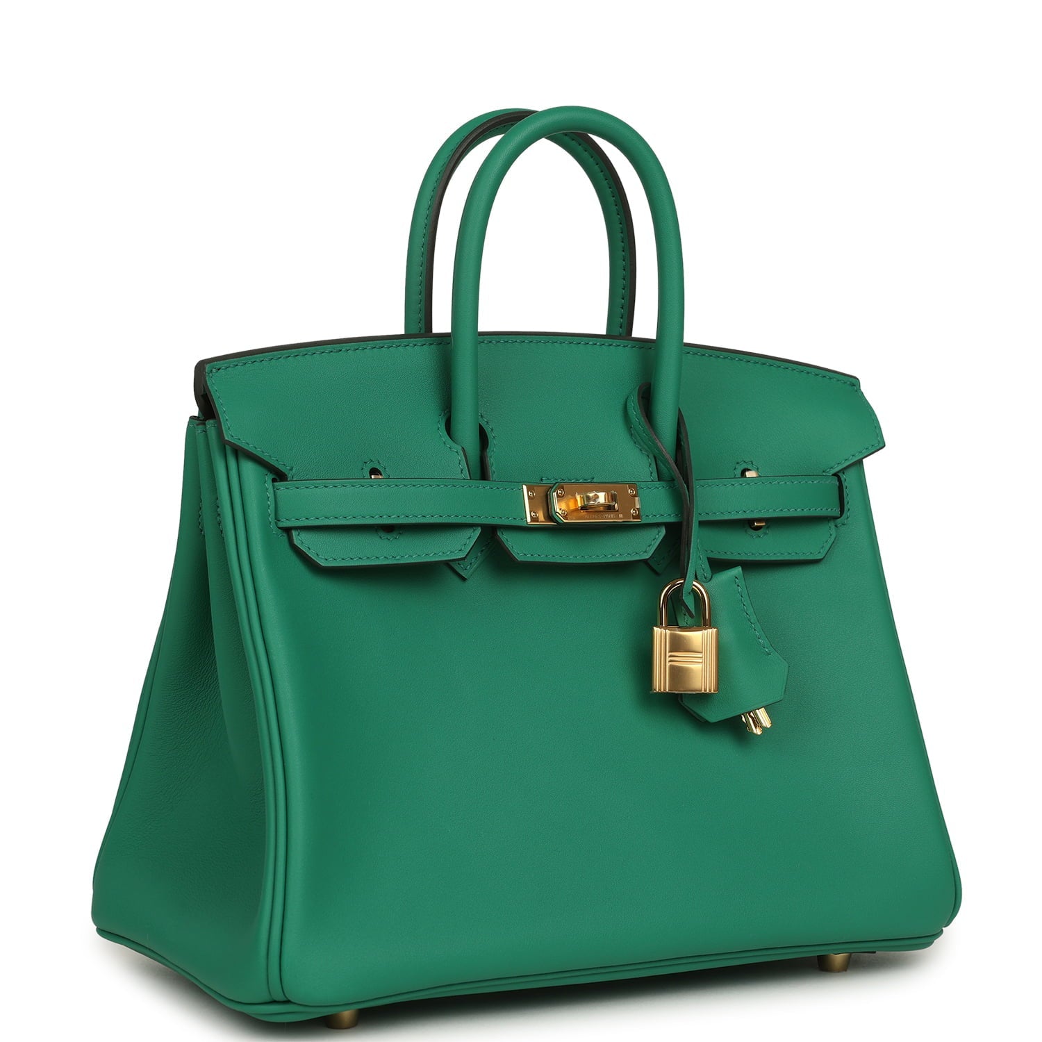 Hermes Birkin 25 Vert Vertigo Swift Gold Hardware