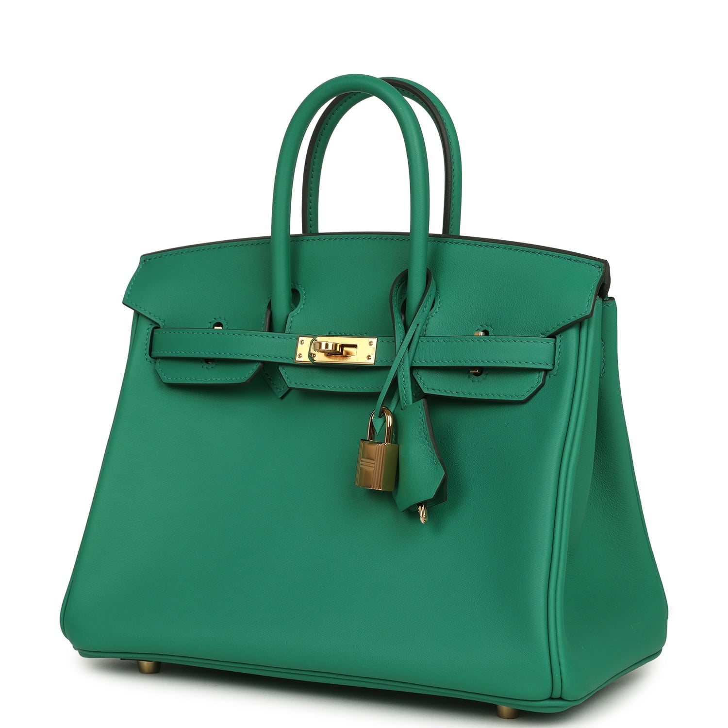 Hermes Birkin 25 Vert Vertigo Swift Gold Hardware