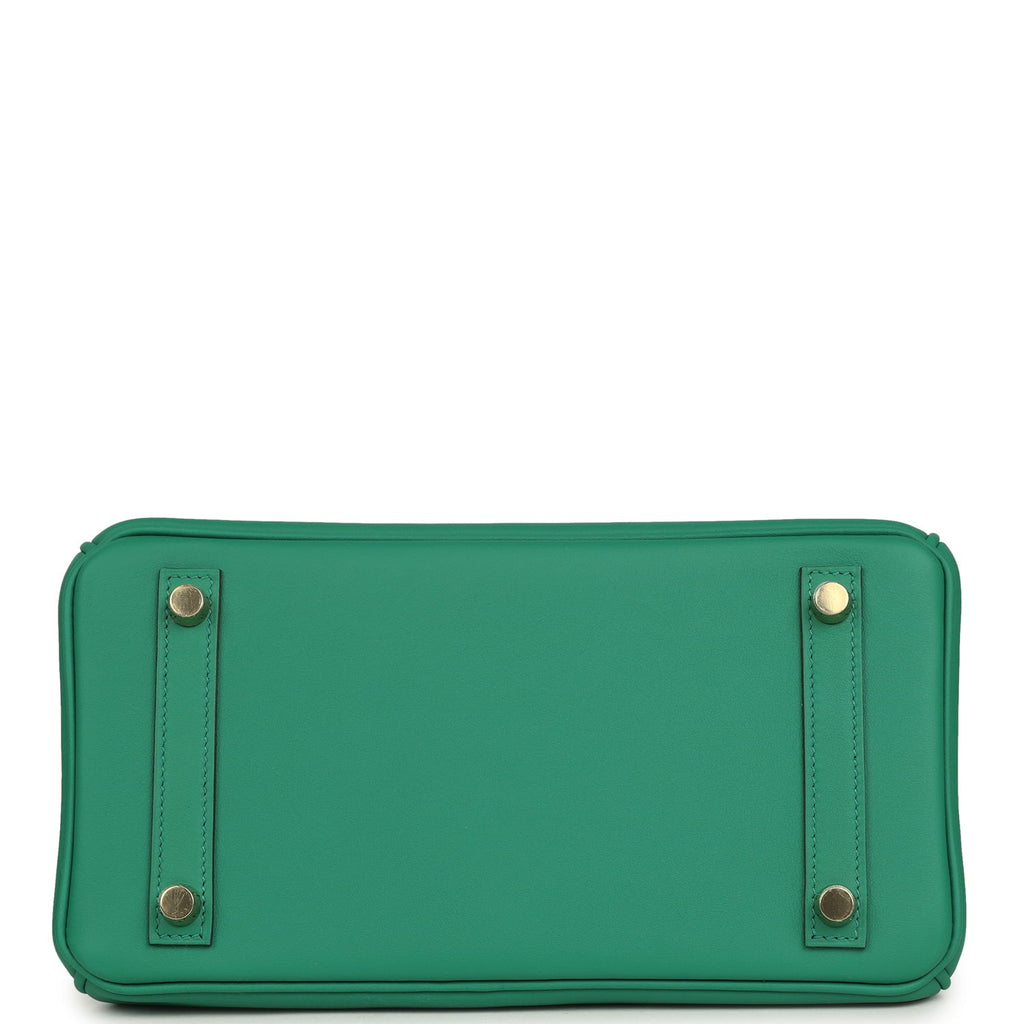 Hermes Birkin 25 Vert Vertigo Swift Gold Hardware