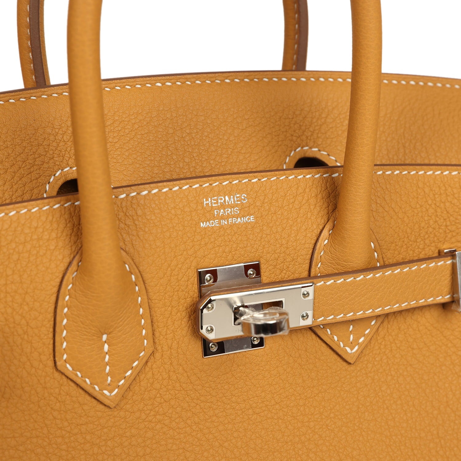 Hermes Birkin 25 Naturel Sable Togo Palladium Hardware