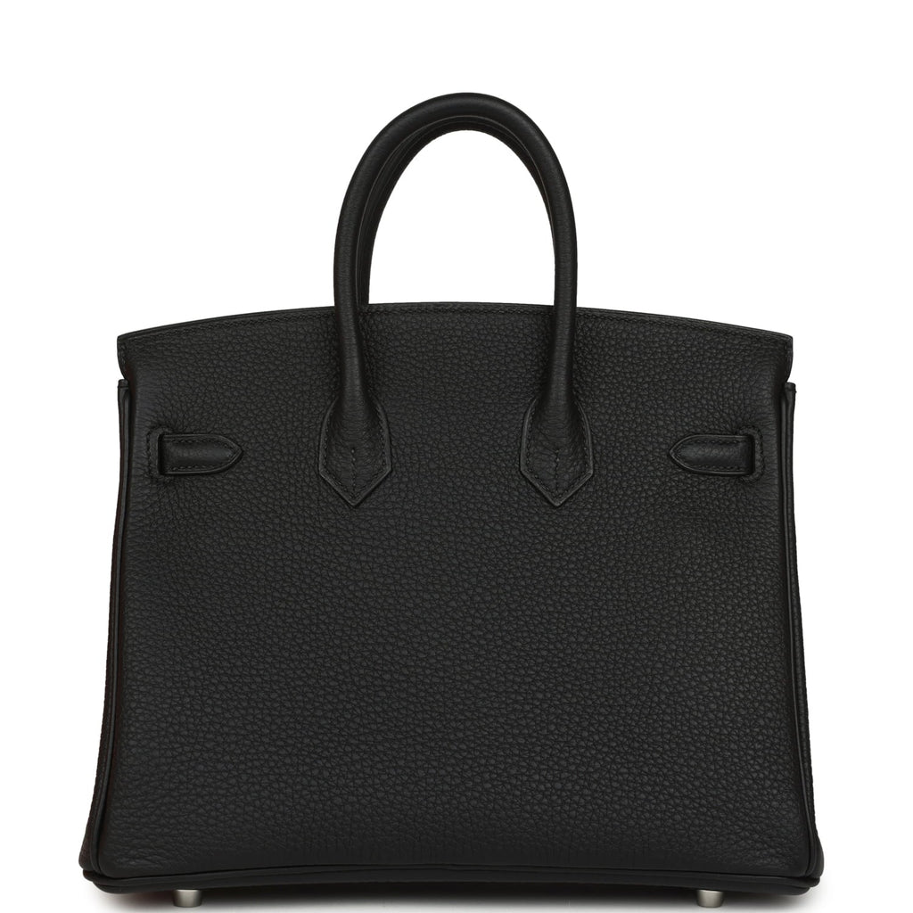 Hermes Birkin 25 Black Togo Palladium Hardware