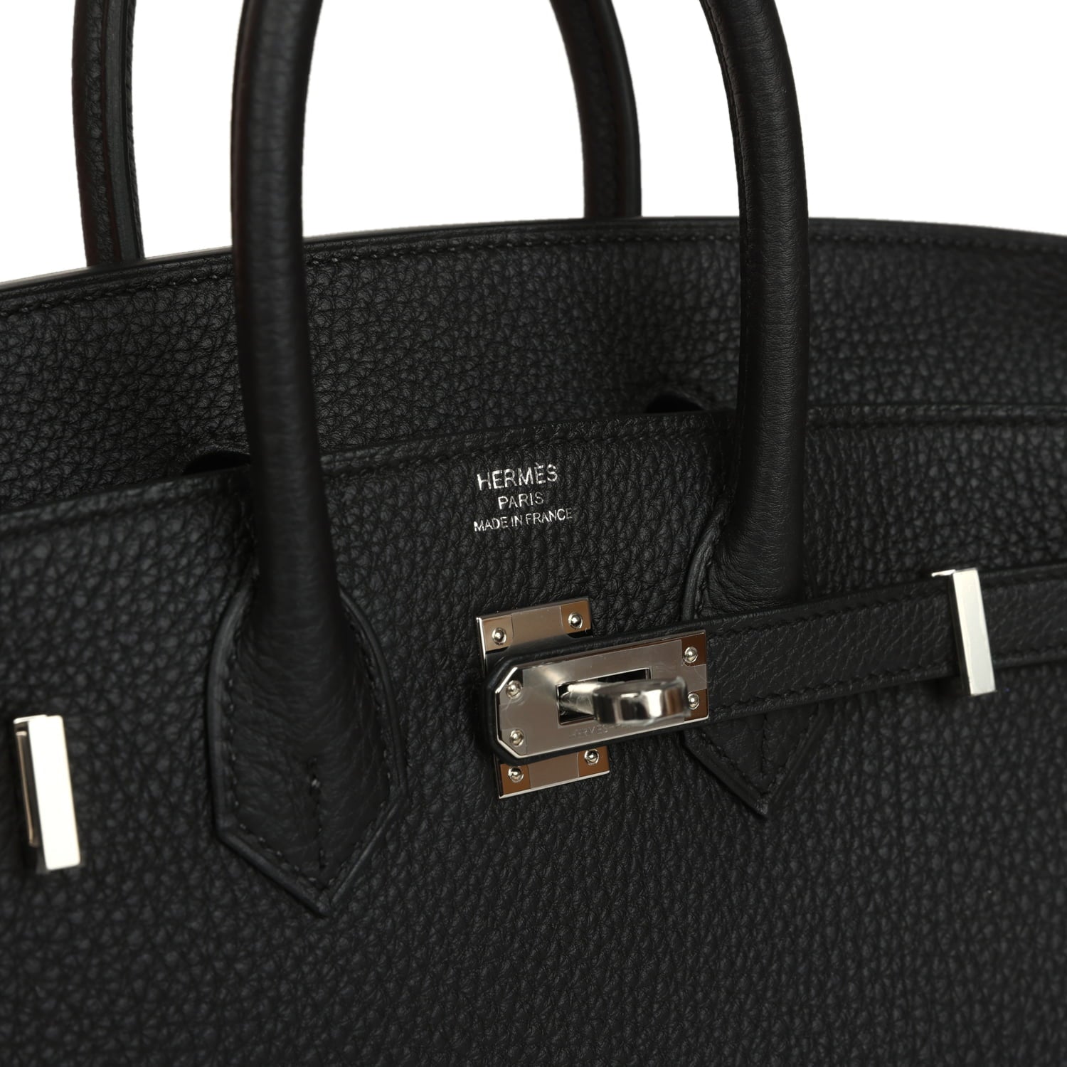 Hermes Birkin 25 Black Togo Palladium Hardware