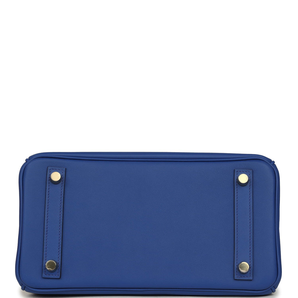 Hermes Birkin 25 Bleu Royal Swift Gold Hardware