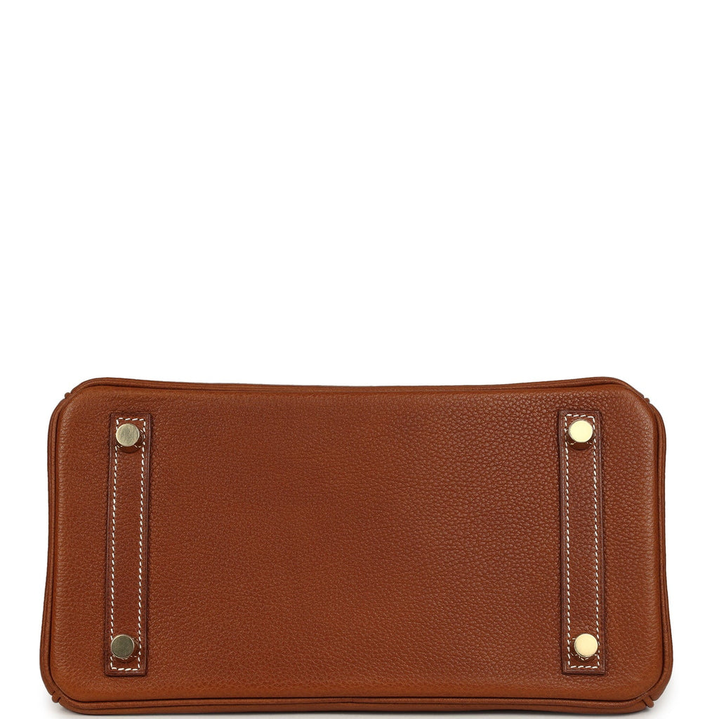 Hermes Birkin 25 Fauve Barenia Faubourg Gold Hardware