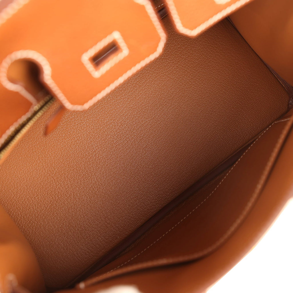 Hermes Birkin 25 Fauve Barenia Faubourg Gold Hardware