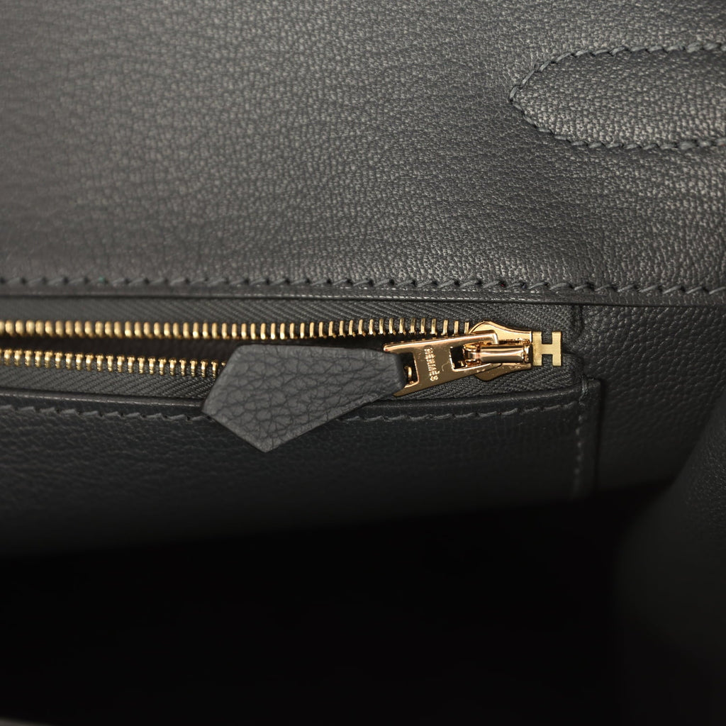 Hermes Birkin 35 Gris Misty Togo Gold Hardware
