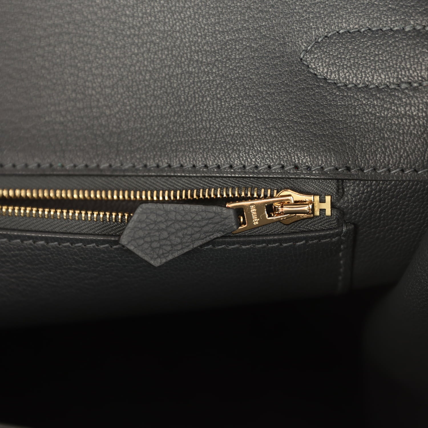 Hermes Birkin 35 Gris Misty Togo Gold Hardware