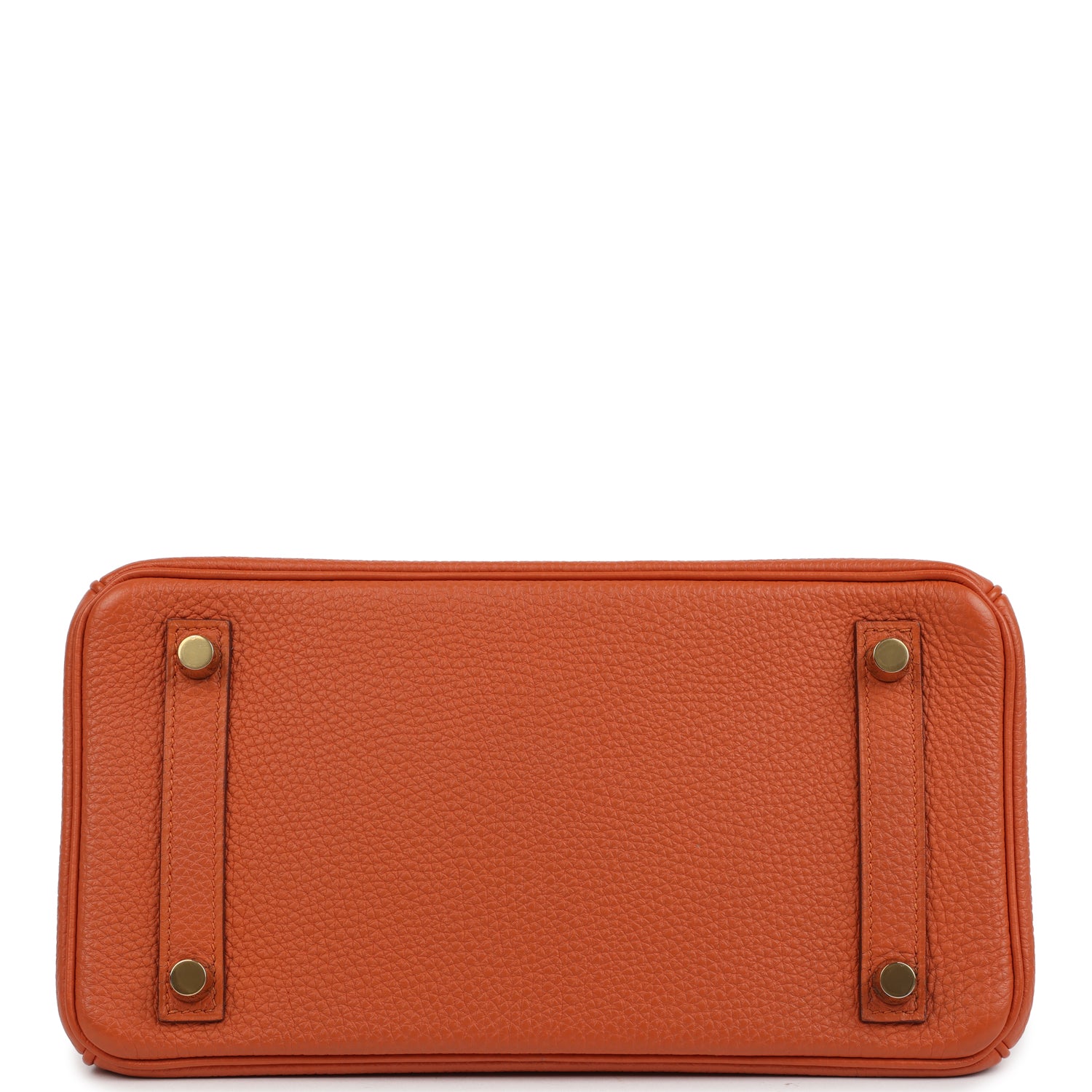 New Hermes Birkin 25 Orange Togo Gold Hardware
