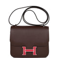 Hermes Constance 18 Rouge Sellier Epsom Palladium Hardware