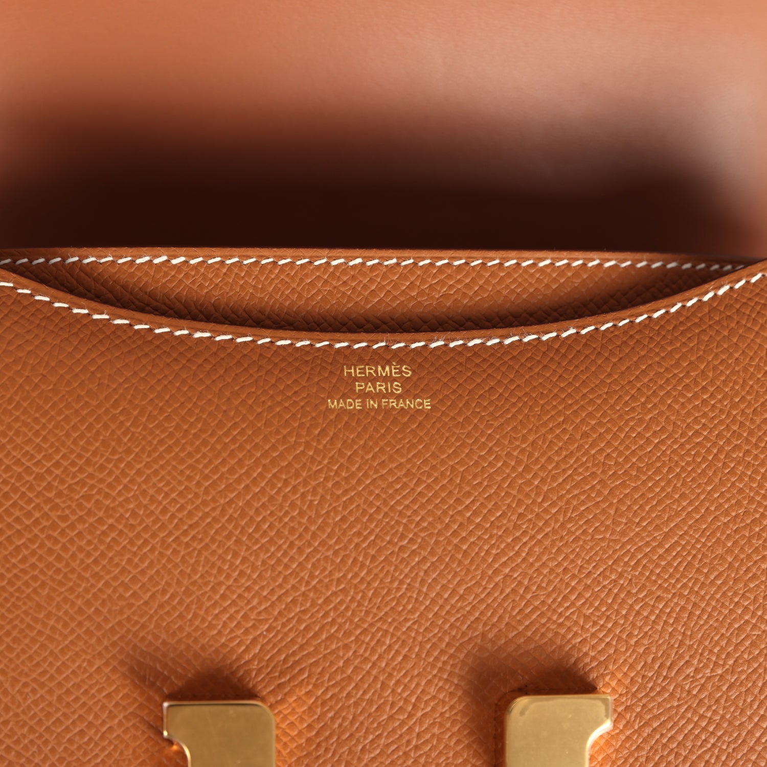 Hermes Constance 18 Gold Epsom Gold Hardware