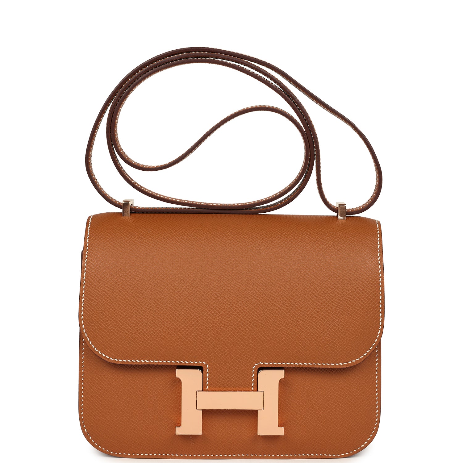 Hermes Constance 18 Gold Epsom Rose Gold Hardware
