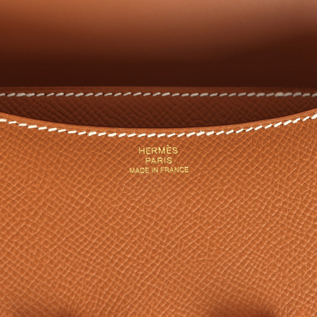 Hermes Constance 18 Gold Epsom Rose Gold Hardware