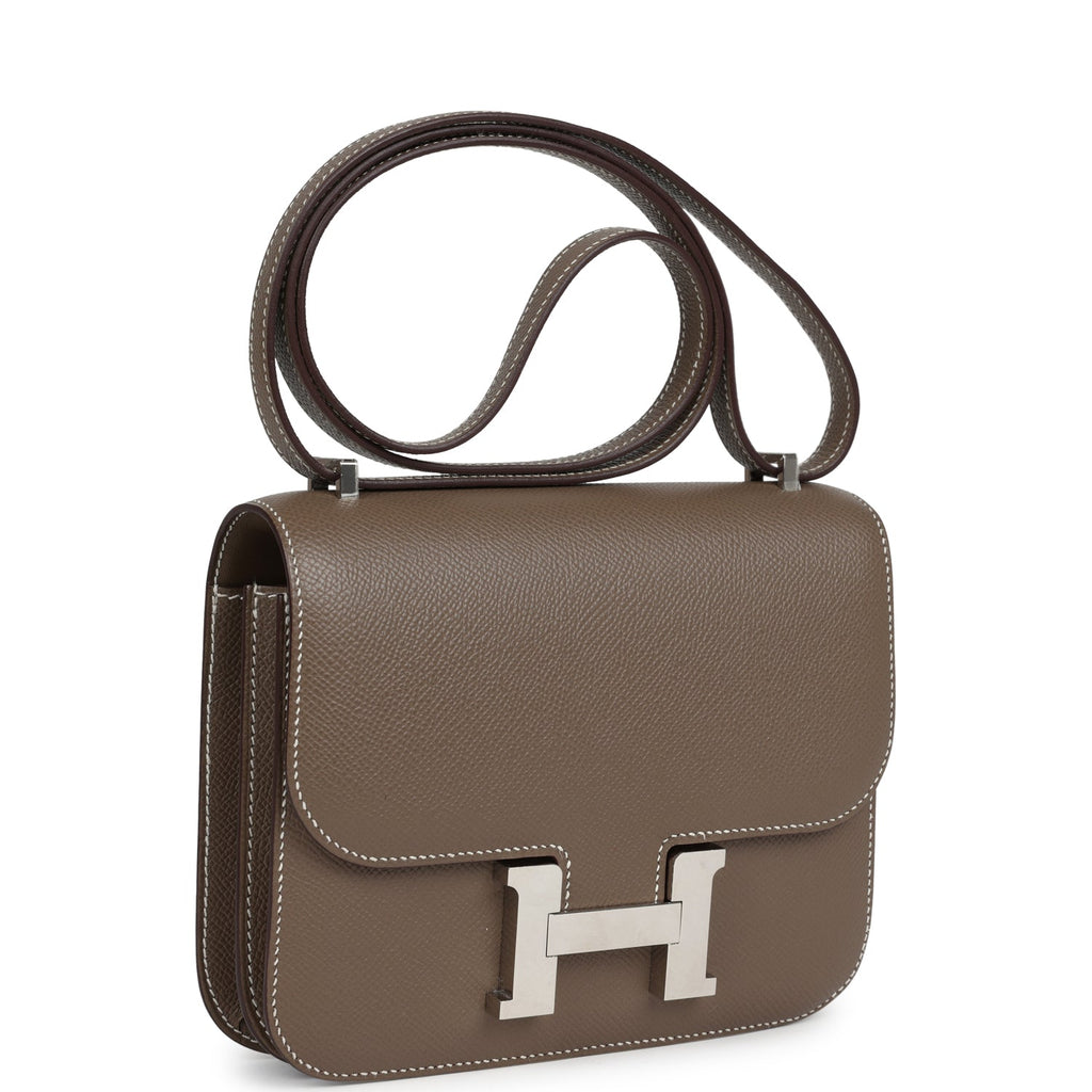 Hermes Constance 18 Etoupe Epsom Palladium Hardware
