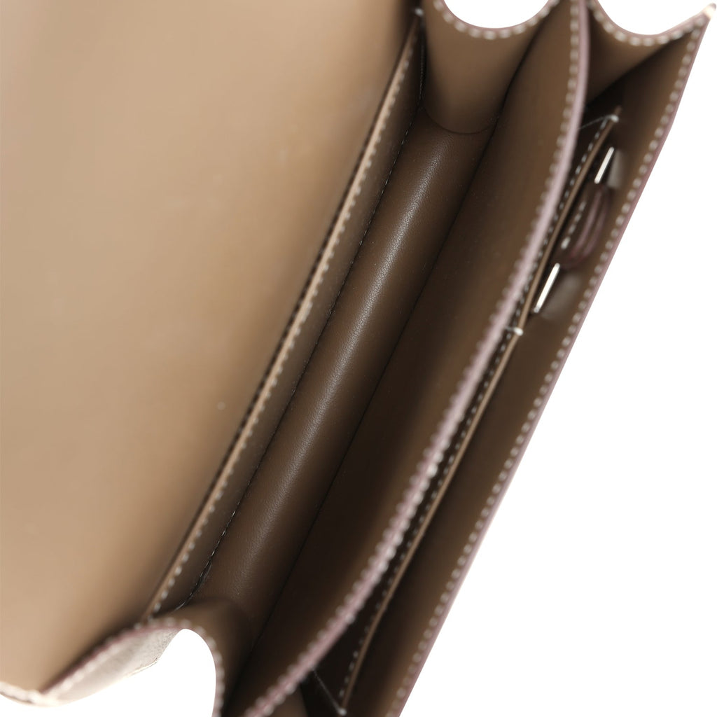 Hermes Constance 18 Etoupe Epsom Palladium Hardware
